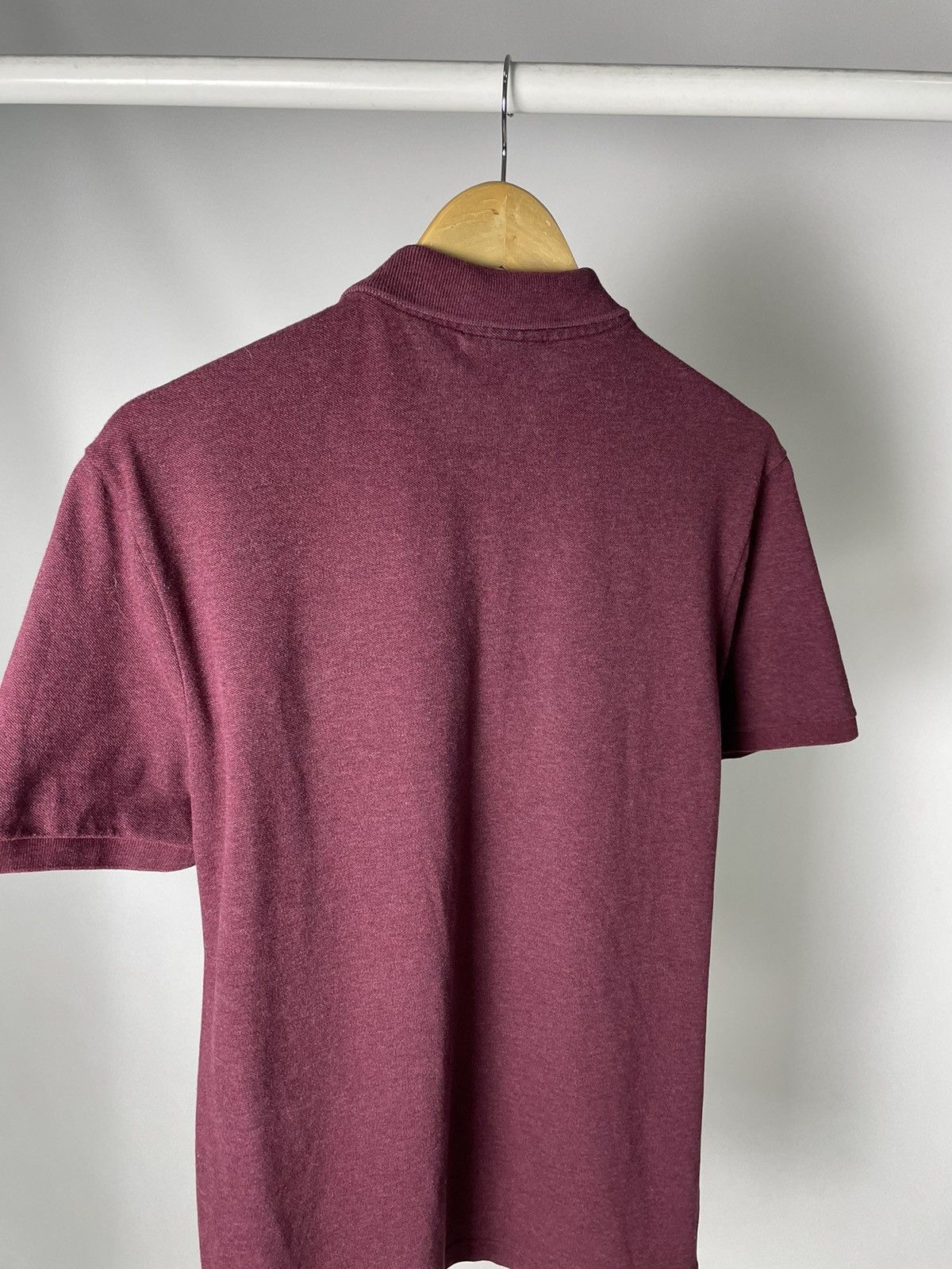 Lacoste Lacoste 🐊 vintage style burgundy golf polo tee t shirt Size US L / EU 52-54 / 3 - 9 Thumbnail
