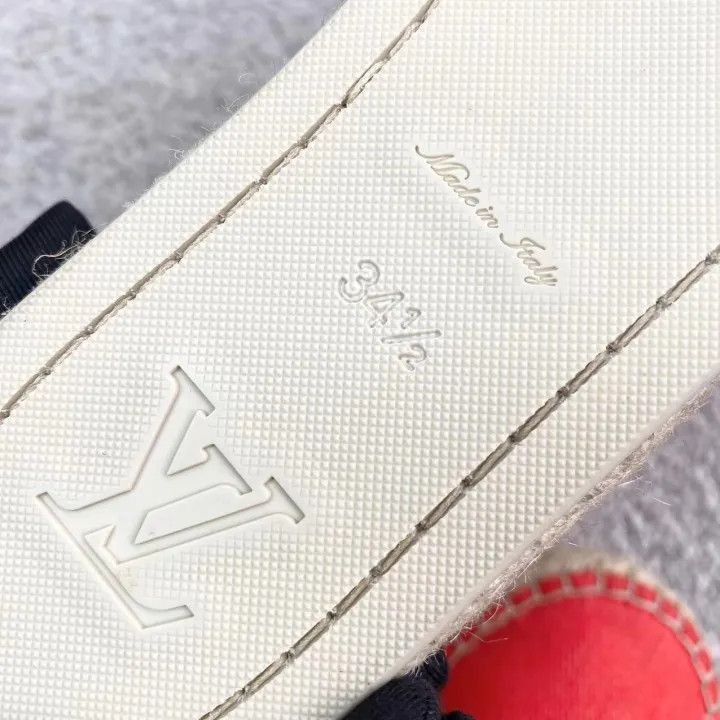Louis Vuitton Louis Vuitton Red Slip-On Casual Shoes -2508 Size US 5 / EU 37 - 8 Thumbnail
