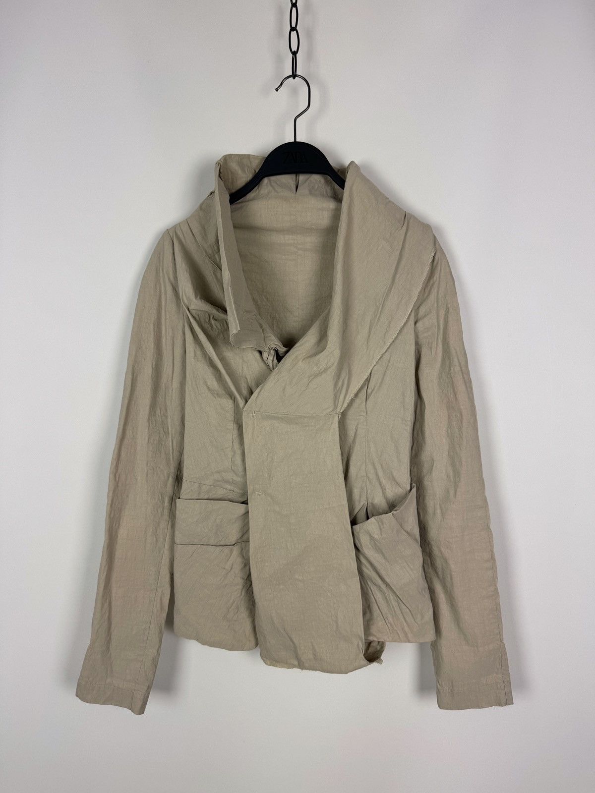 Other Malloni Asymmetrical Avant-garde Women’s Jacket Size M / US 6-8 / IT 42-44 - 2 Thumbnail