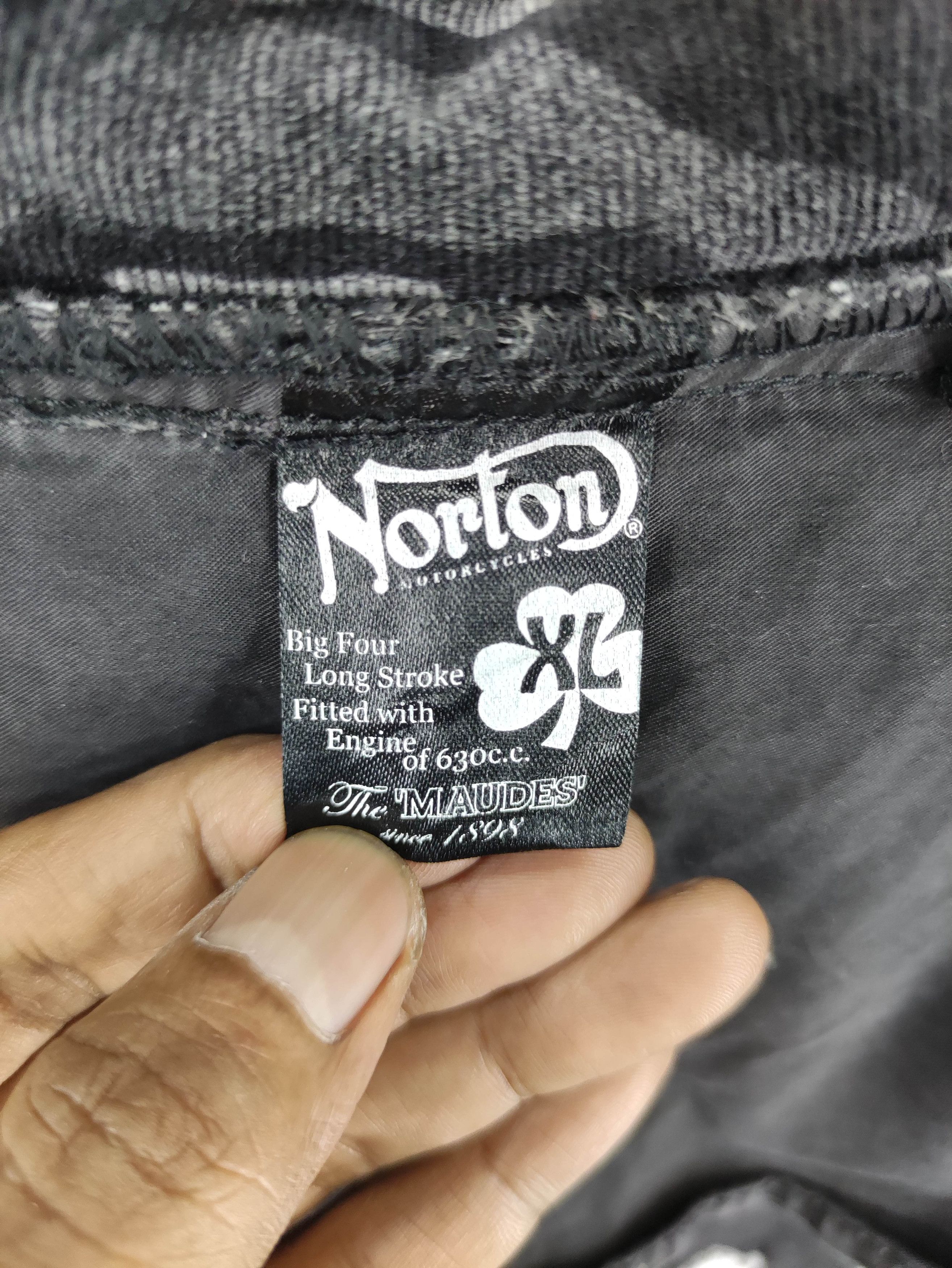 Norton Vintage Norton Embroidered Logo Hooded Jacket Size US XL / EU 56 / 4 - 6 Thumbnail