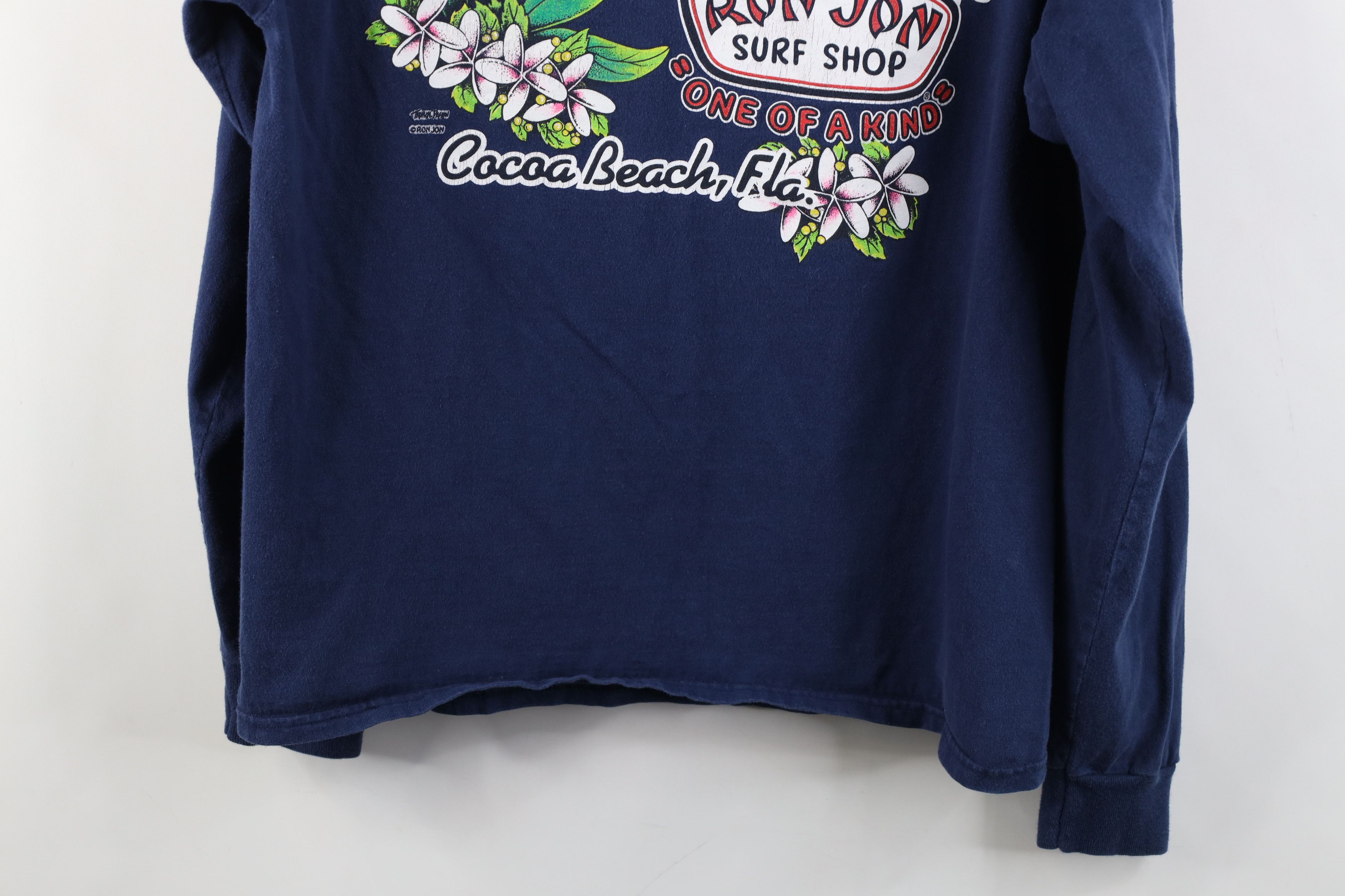 Vintage Vintage Ron Jon Surf Shop Spell Out Surf Long Sleeve T-Shirt Size US M / EU 48-50 / 2 - 16 Thumbnail