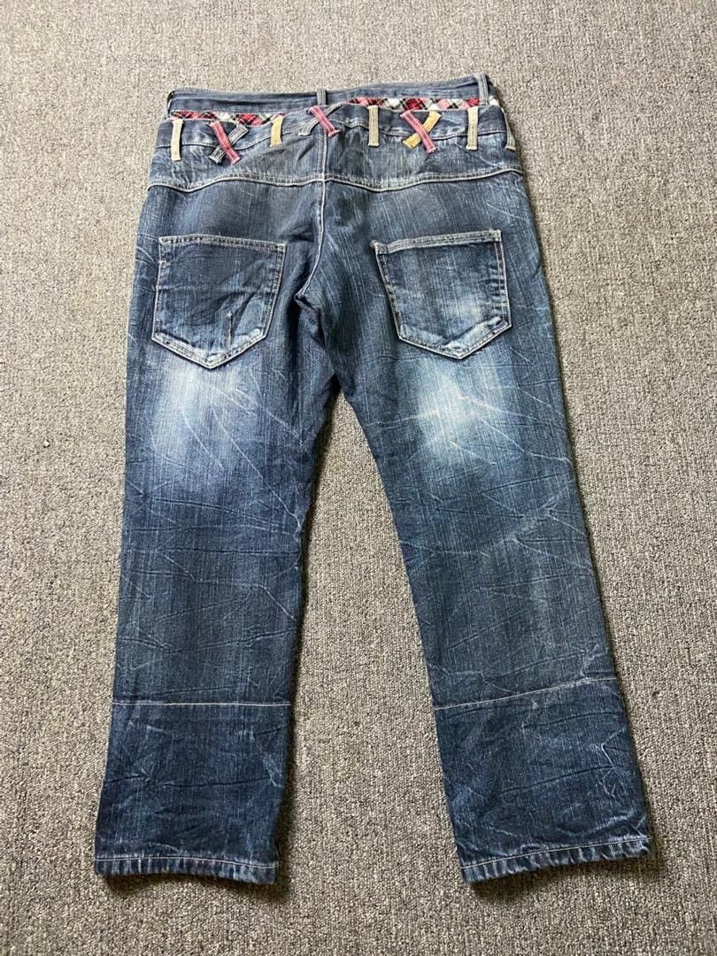 Japanese Brand Roddie Brand Capri Denim Jeans with Double Waist (184) Size US 34 / EU 50 - 2 Thumbnail