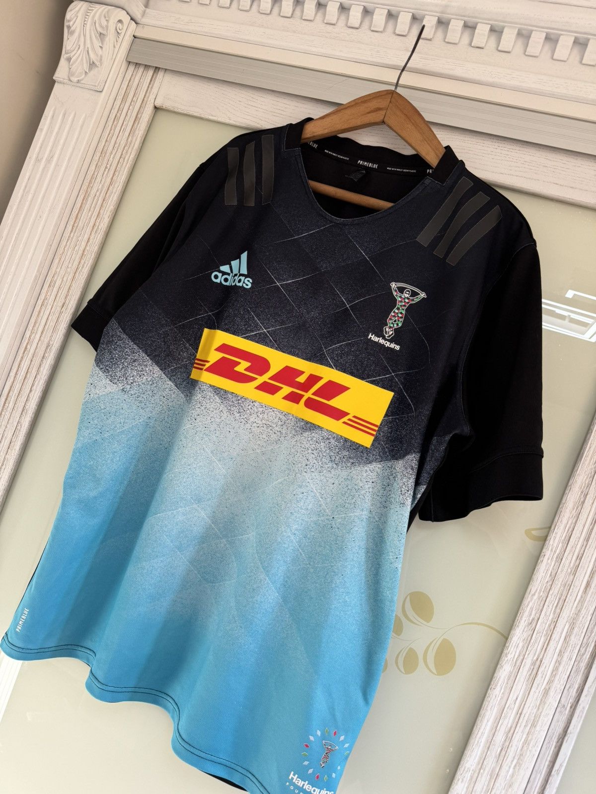 Adidas Harlequins 2020-2021 Third Rugby Jersey Adidas Kit Shirt Size US XXL / EU 58 / 5 - 3 Thumbnail