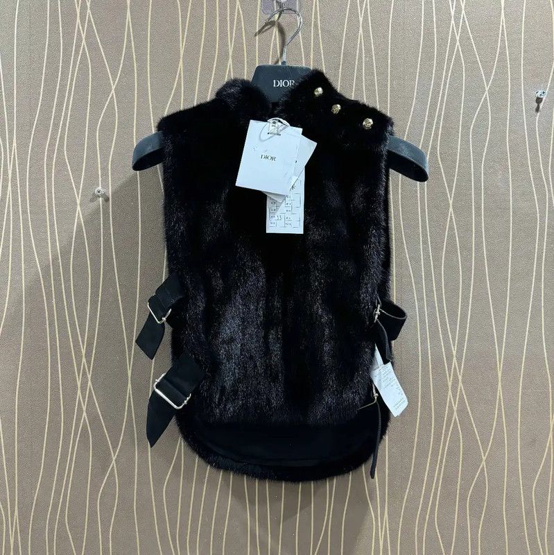 Dior Dior Black Mink Fur Women's Jacket Size S 0089 Size S / US 4 / IT 40 - 1 Thumbnail