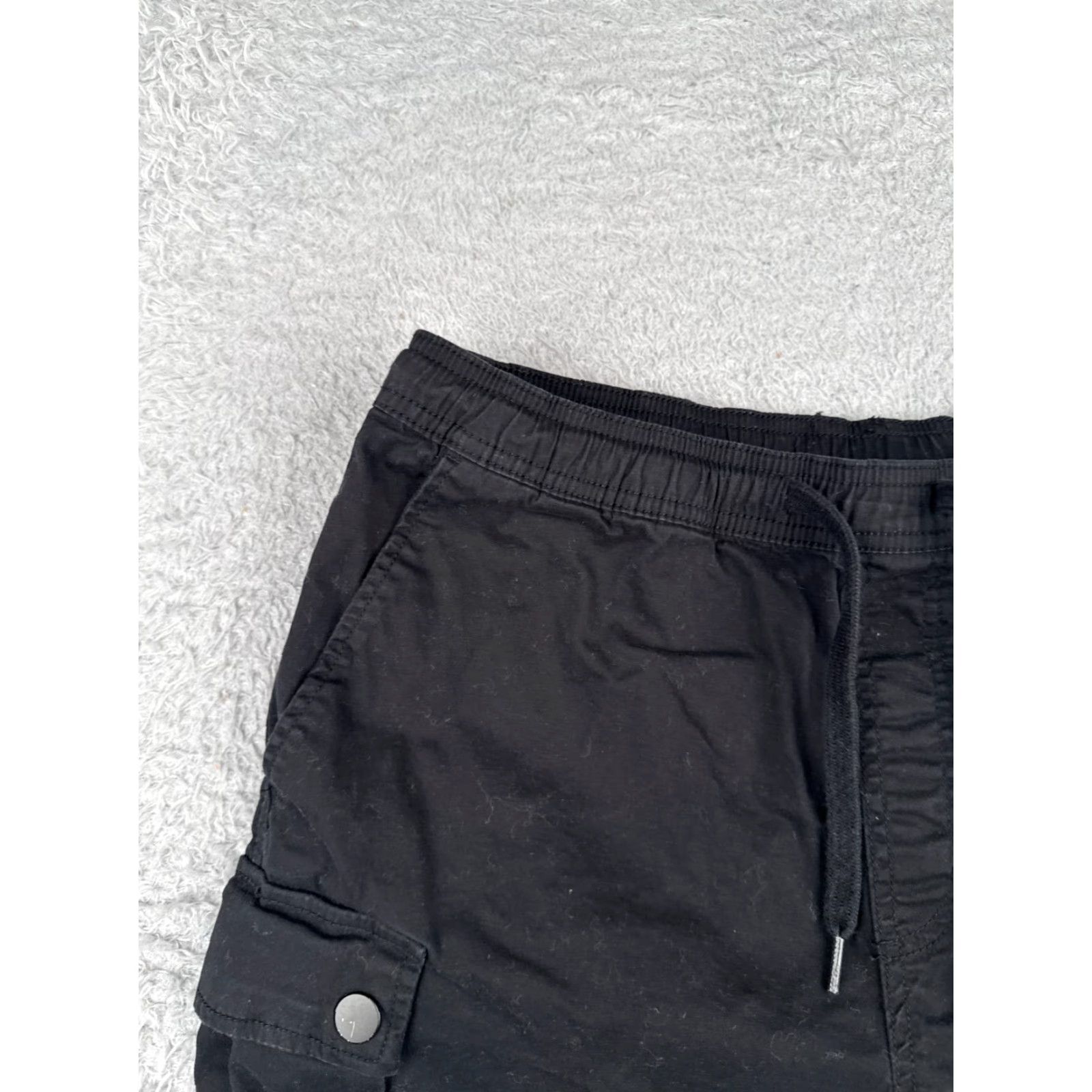 Vintage RDI Cargo Shorts Men Small Black Cotton Blend Canvas 32x6 Regular Waist 32 Inseam 6" Pockets Casual Travel Workwear 6" Inseam Mens Shorts Size US 29 - 4 Thumbnail