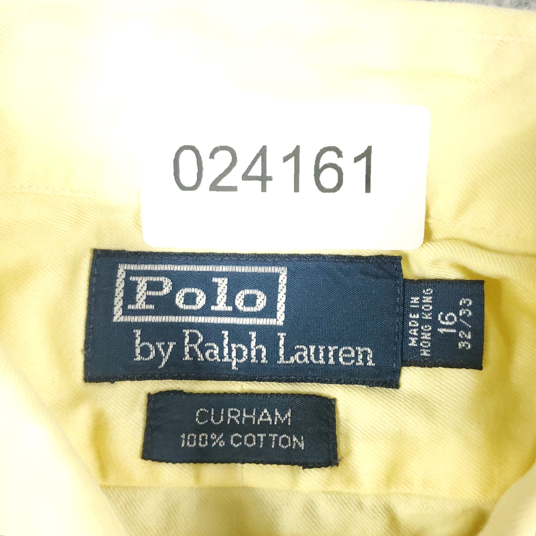 Ralph Lauren Ralph Lauren Dress Shirt Mens 16 Regular Fit Yellow Button Down Long Sleeve Size 42R - 6 Thumbnail