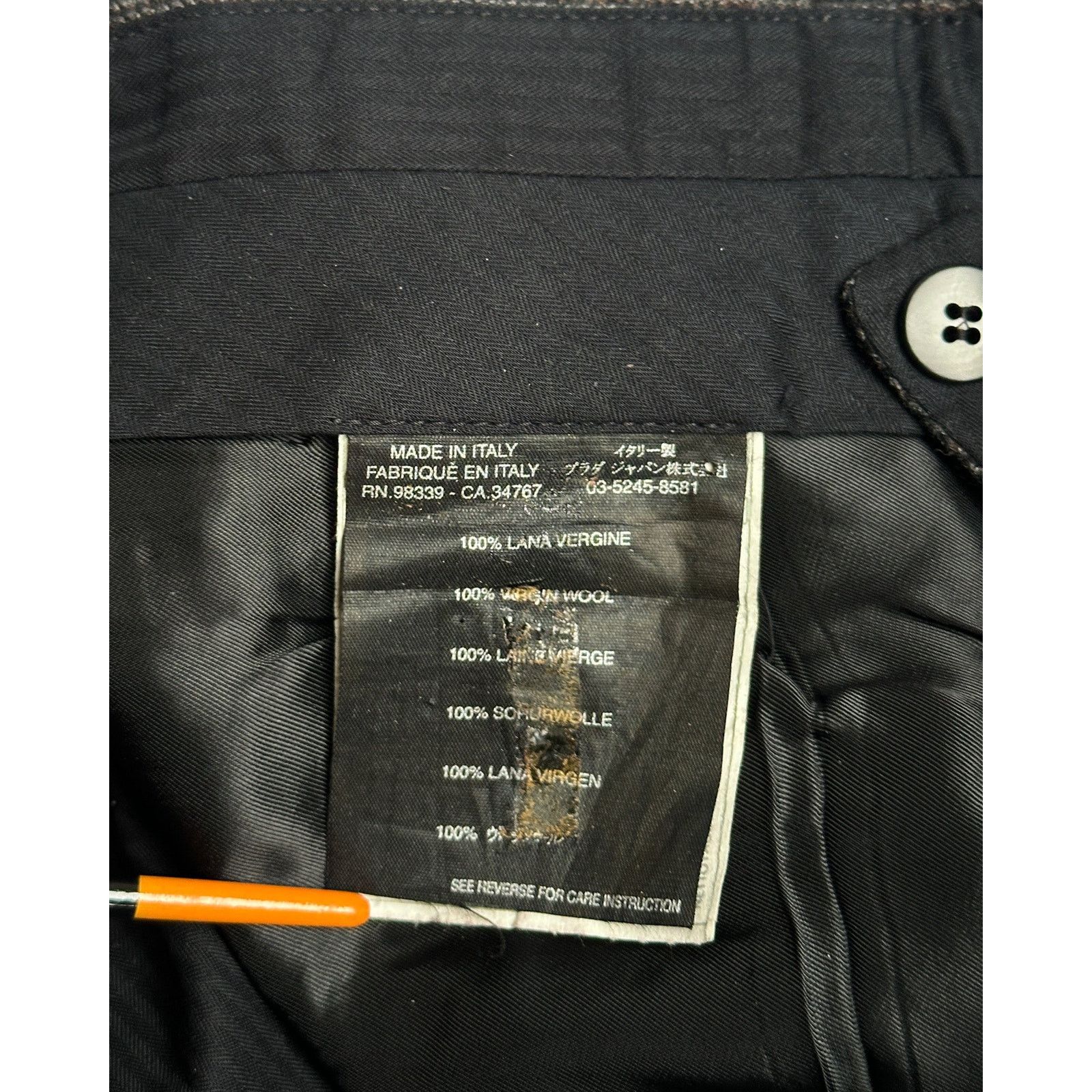 Prada Prada Wool Check Trousers Size US 36 / EU 52 - 4 Thumbnail