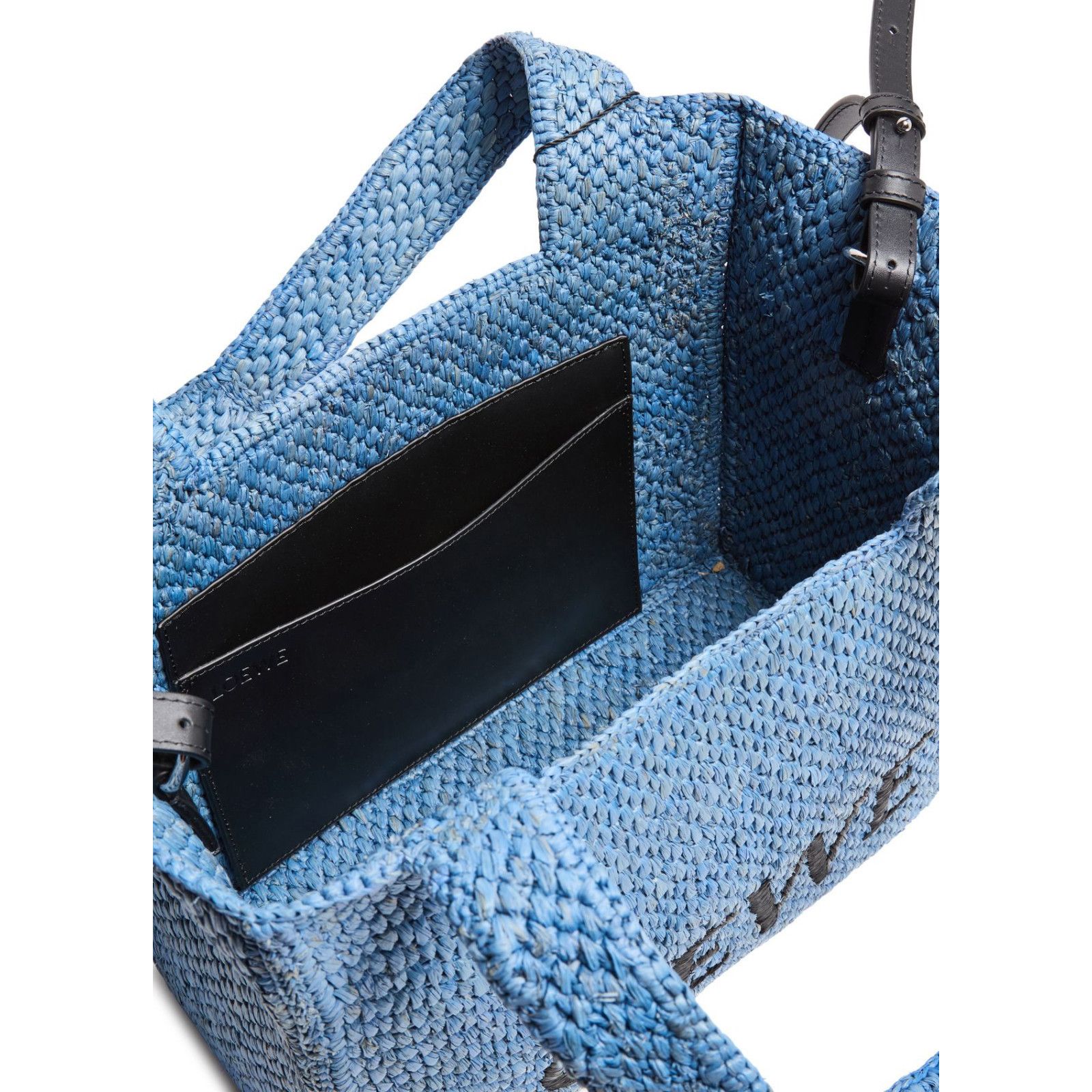 Loewe LOEWE Light Blue Medium Raffia Tote Bag New & Authentic Size ONE SIZE - 4 Thumbnail