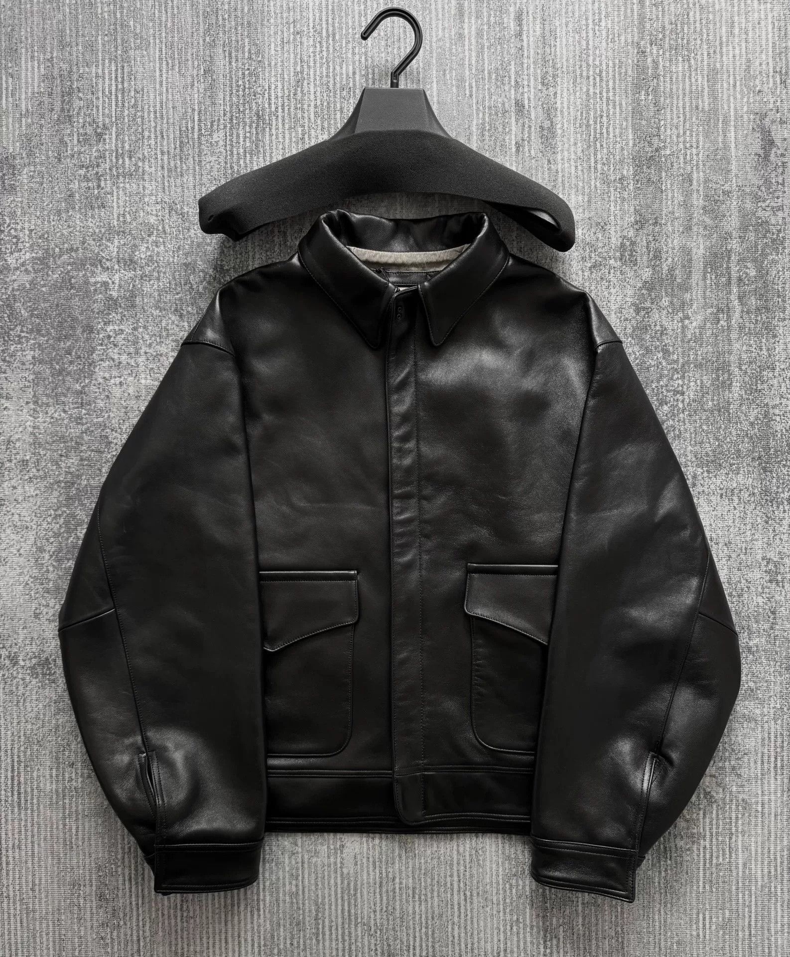 A.PRESSE A.PRESSE A-2 Leather Jacket Size US M / EU 48-50 / 2 - 1 Thumbnail