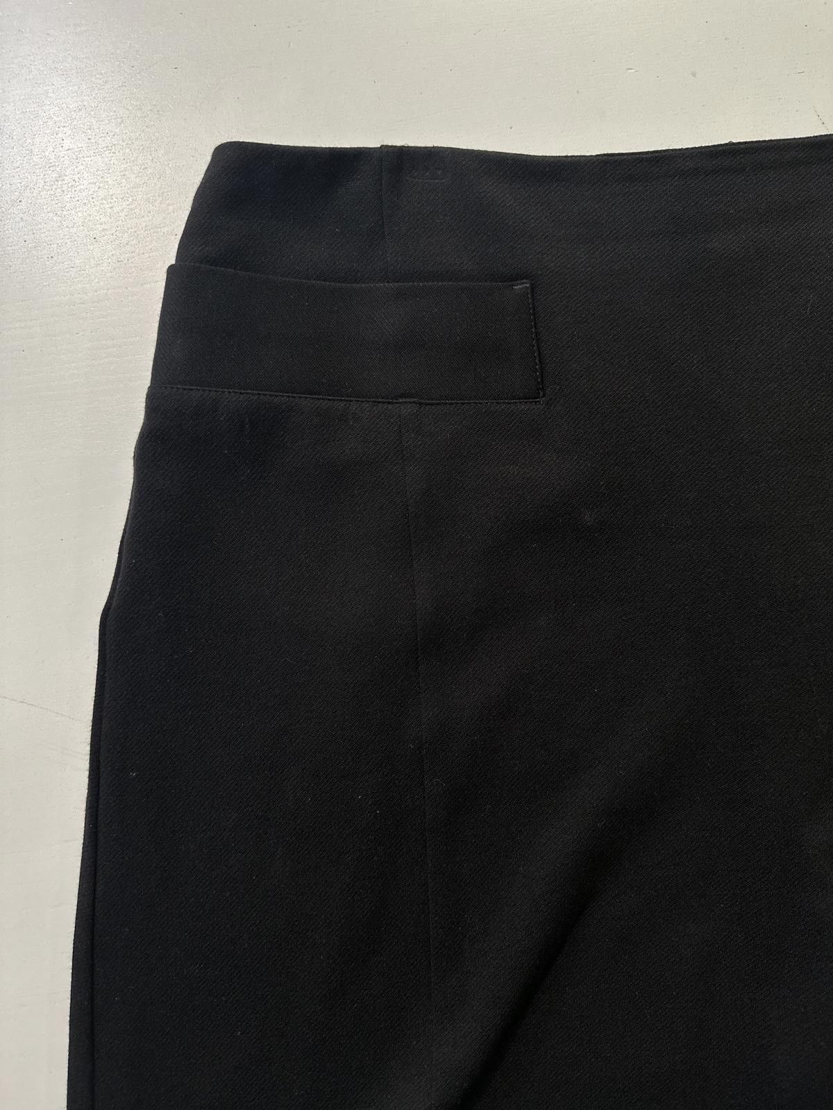 Designer Chic Black Button-Up Mini Skirt Size 28" / US 6 / IT 42 - 3 Thumbnail
