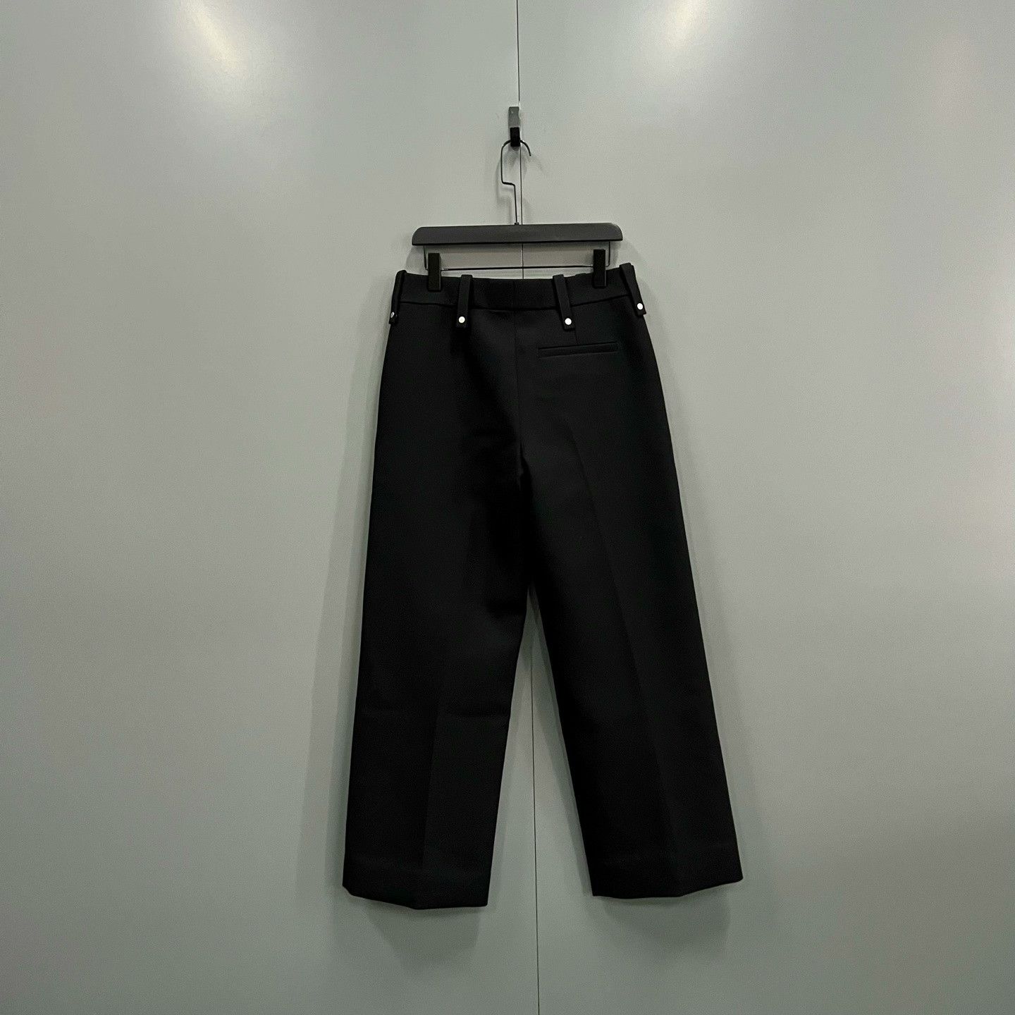Burberry Burberry Black Wool Straight Trousers Size US 32 / EU 48 - 2 Thumbnail