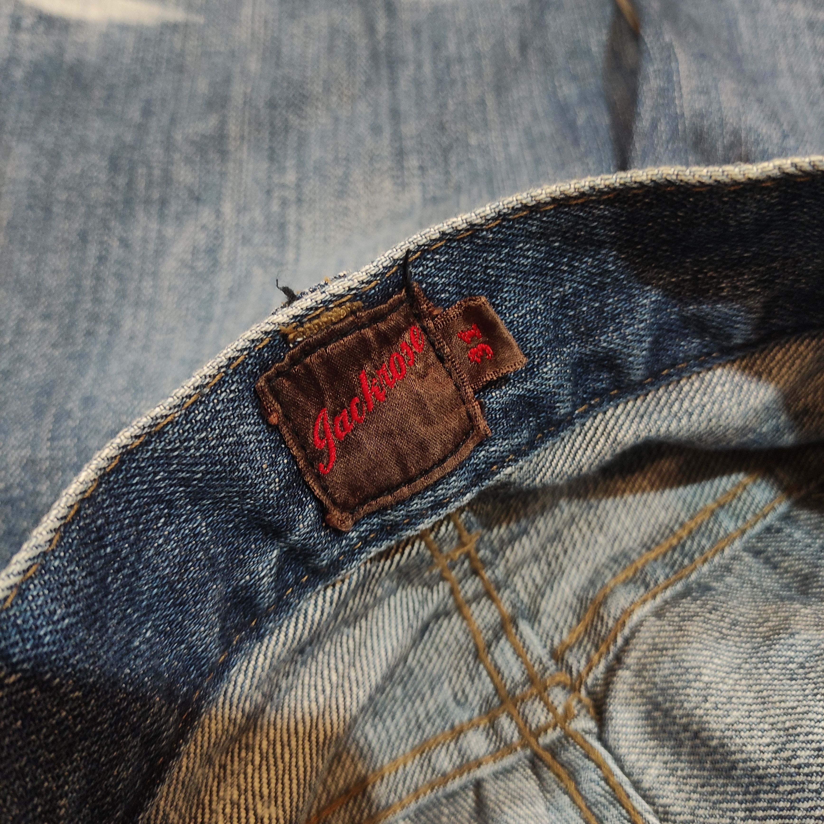 JACKROSE Jackrose Distressed Flare Denim – 2000s Vkei Size US 31 - 9 Thumbnail