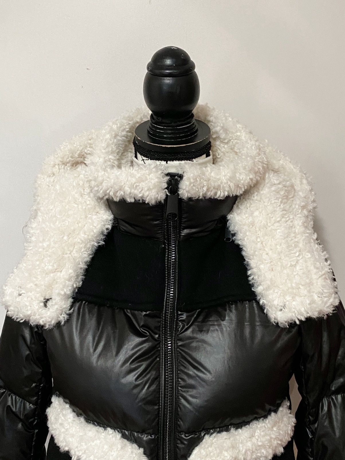 Mercer Collective Dana Mixed-Media Hooded Down Coat size XS