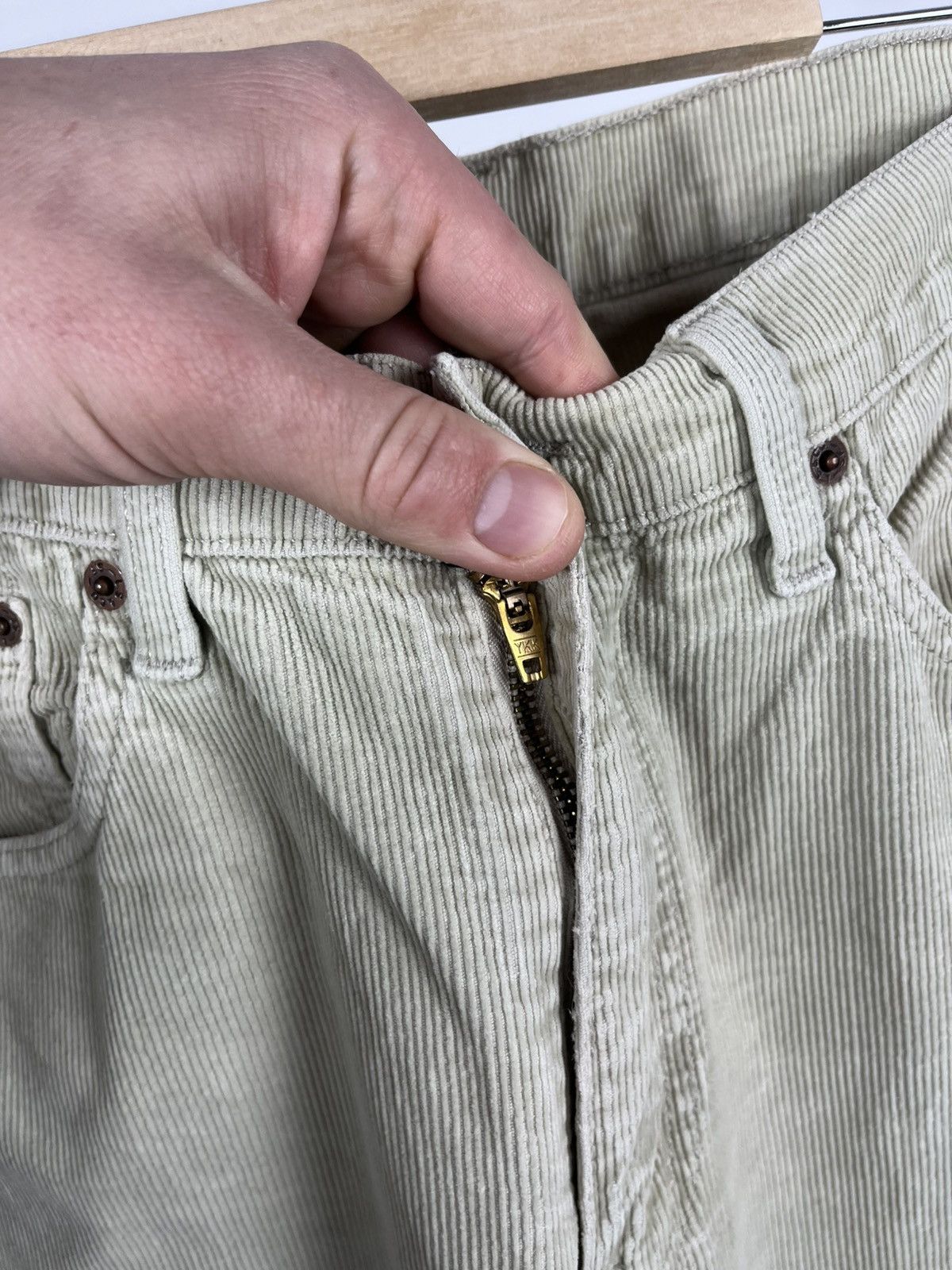 Levi's Levi’s 751 Vintage Corduroy Pants Beige Straight Fit W32 L32 Size US 32 / EU 48 - 11 Thumbnail