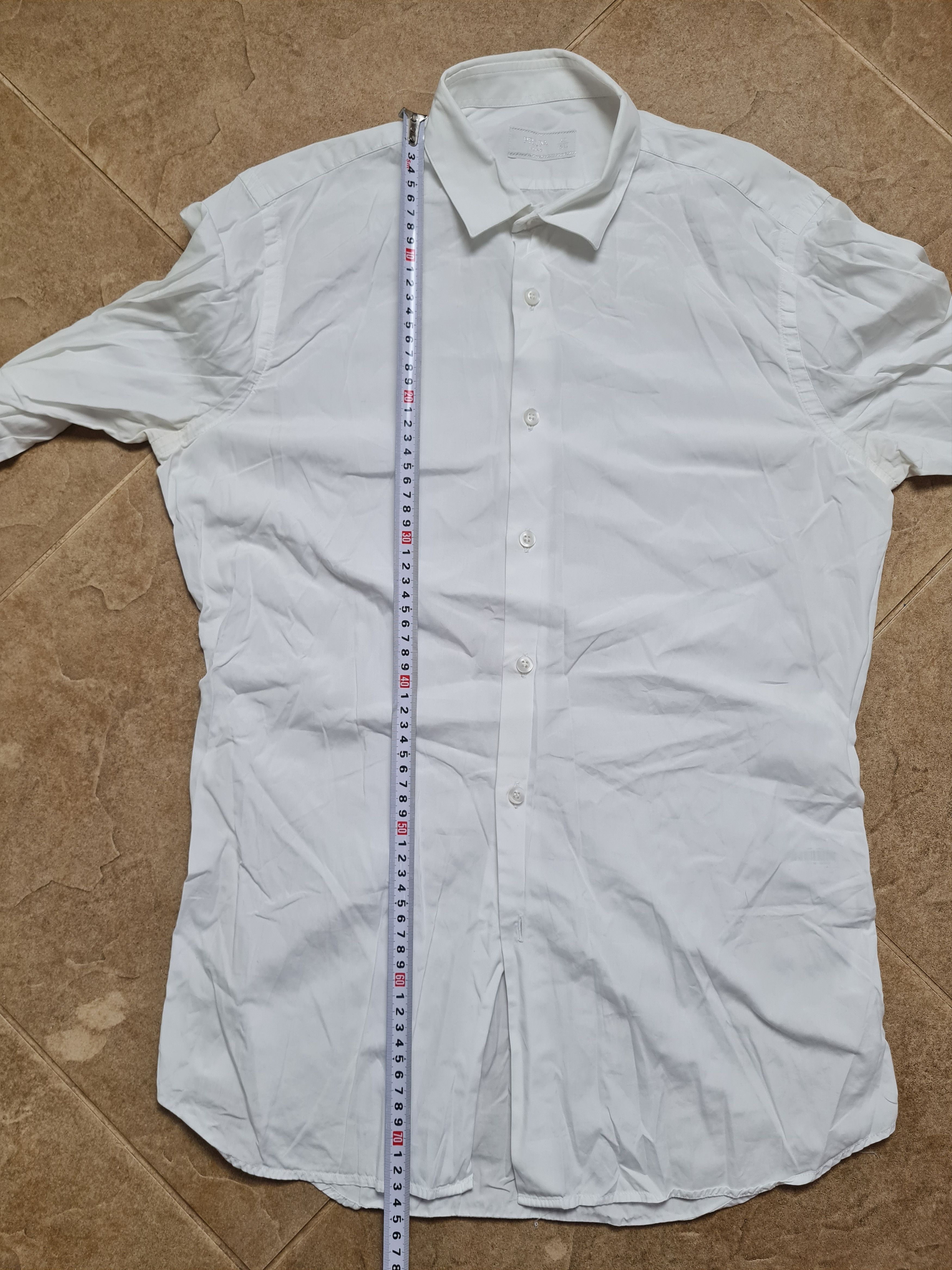 Prada PRADA Milano Men's White Long Sleeve Dress Shirt Italy Size US S / EU 44-46 / 1 - 7 Thumbnail