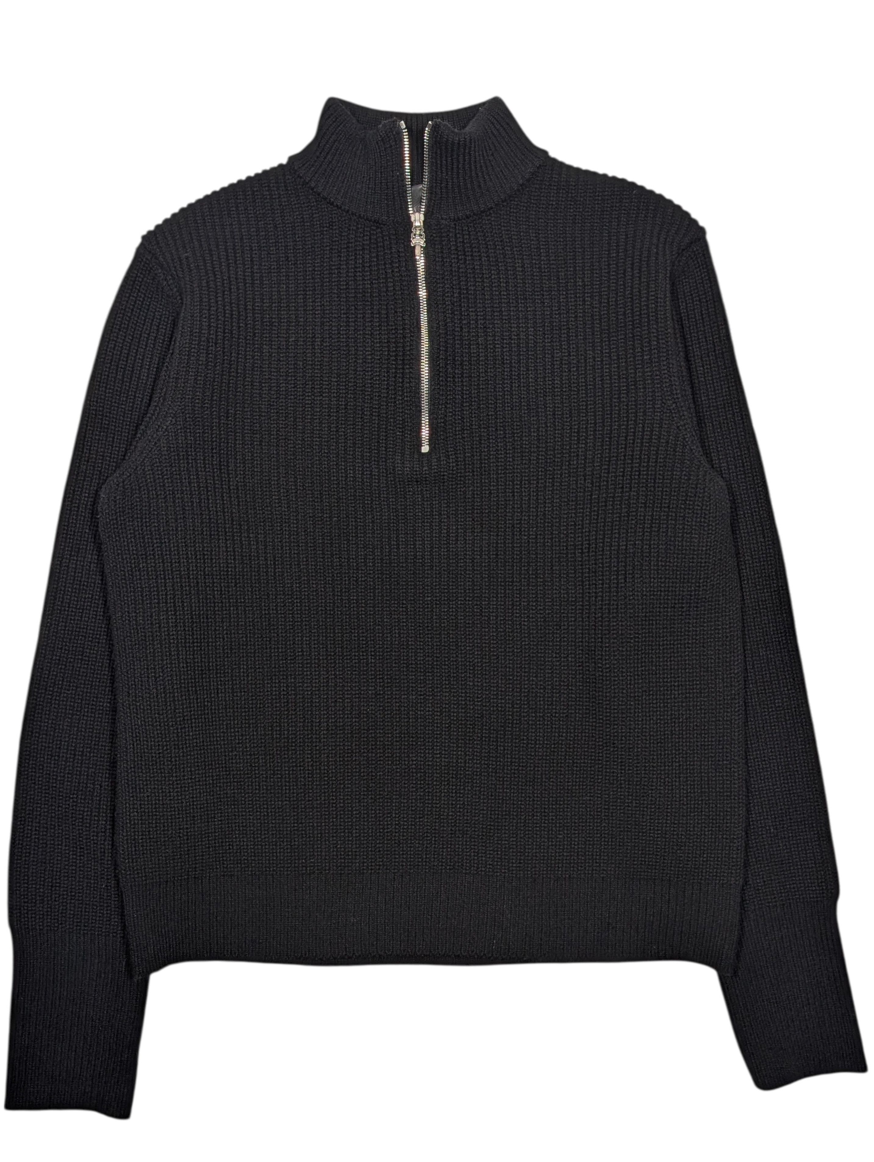 Chrome Hearts Cemetery Cross Patch 1/4 Zip Sweater (Bait & Tackle) Size US S / EU 44-46 / 1 - 1 Thumbnail
