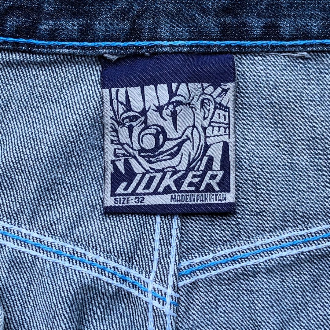 Vintage JOKER BRAND Blue Denim Pants Size US 34 / EU 50 - 8 Thumbnail