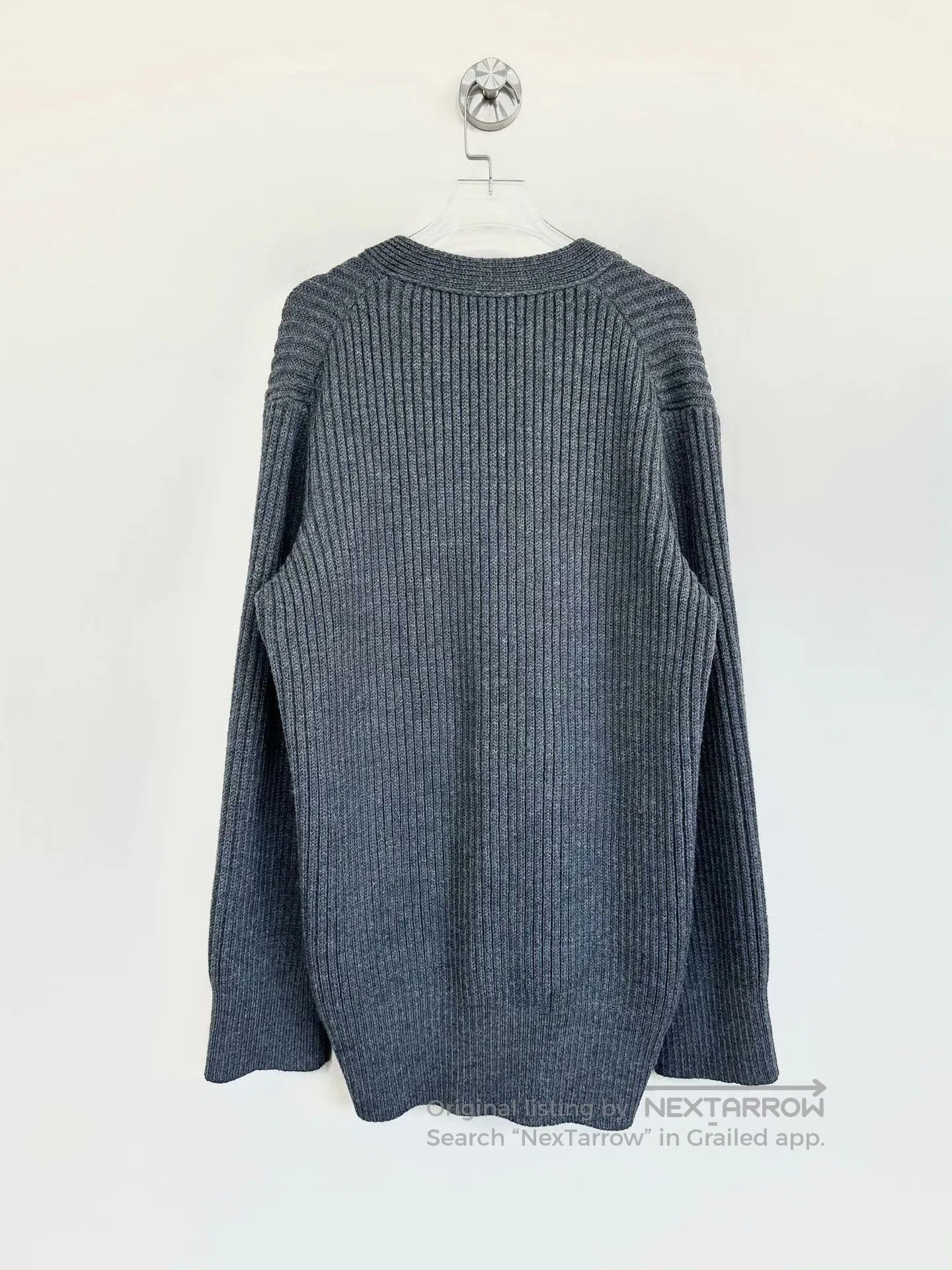 Burberry Burberry Dark Gray TB Logo Cardigan XS. Size XS / US 0-2 / IT 36-38 - 2 Thumbnail