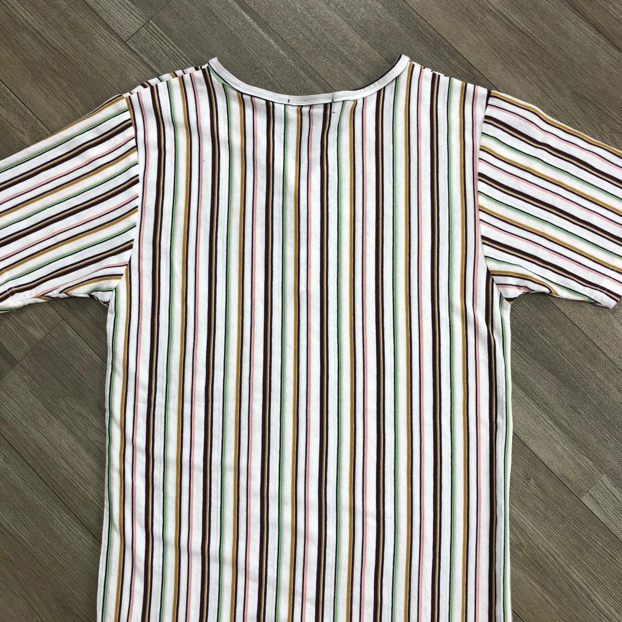Tornado Mart Tornado Mart Stripe Half Button Shirt Size US S / EU 44-46 / 1 - 5 Thumbnail