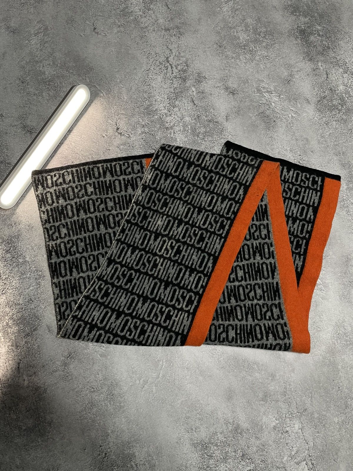 Moschino Moschino scarf wool monogram logo Size ONE SIZE - 1 Thumbnail
