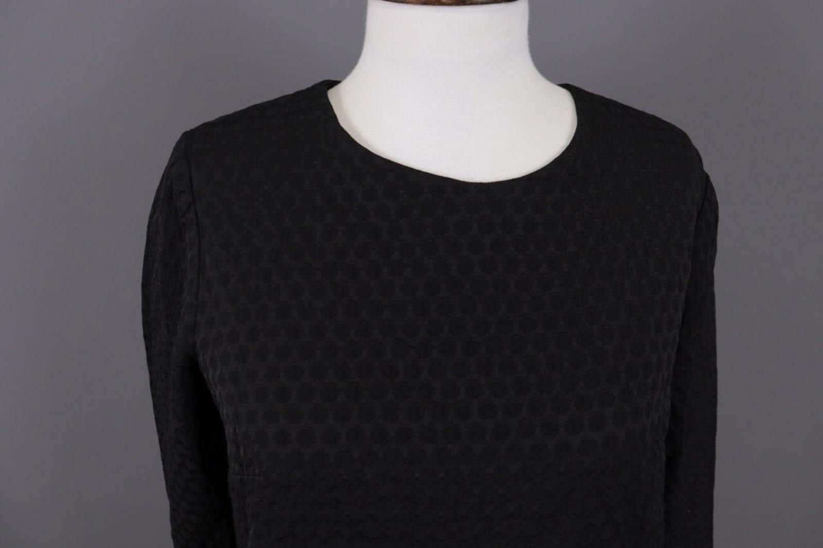 Marimekko Marimekko Wautsi Black Printed A-Line Dress Size 40 Size M / US 6-8 / IT 42-44 - 4 Thumbnail