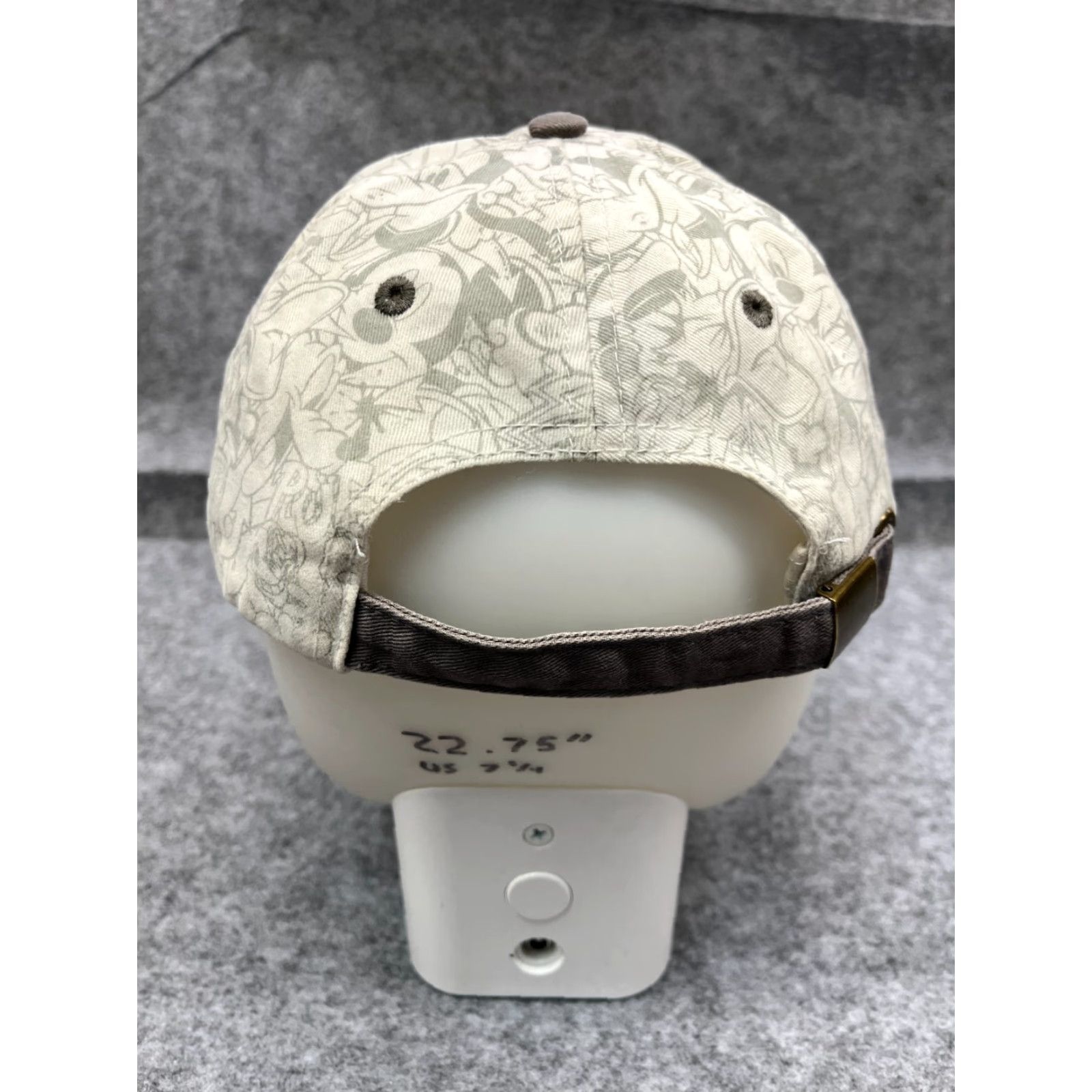 Disney VINTAGE Disney Walt Disney World Mickey Mouse Hat Cap Strap Back Adult White Cotton Graffiti Baseball Cap Unisex Size ONE SIZE - 6 Thumbnail