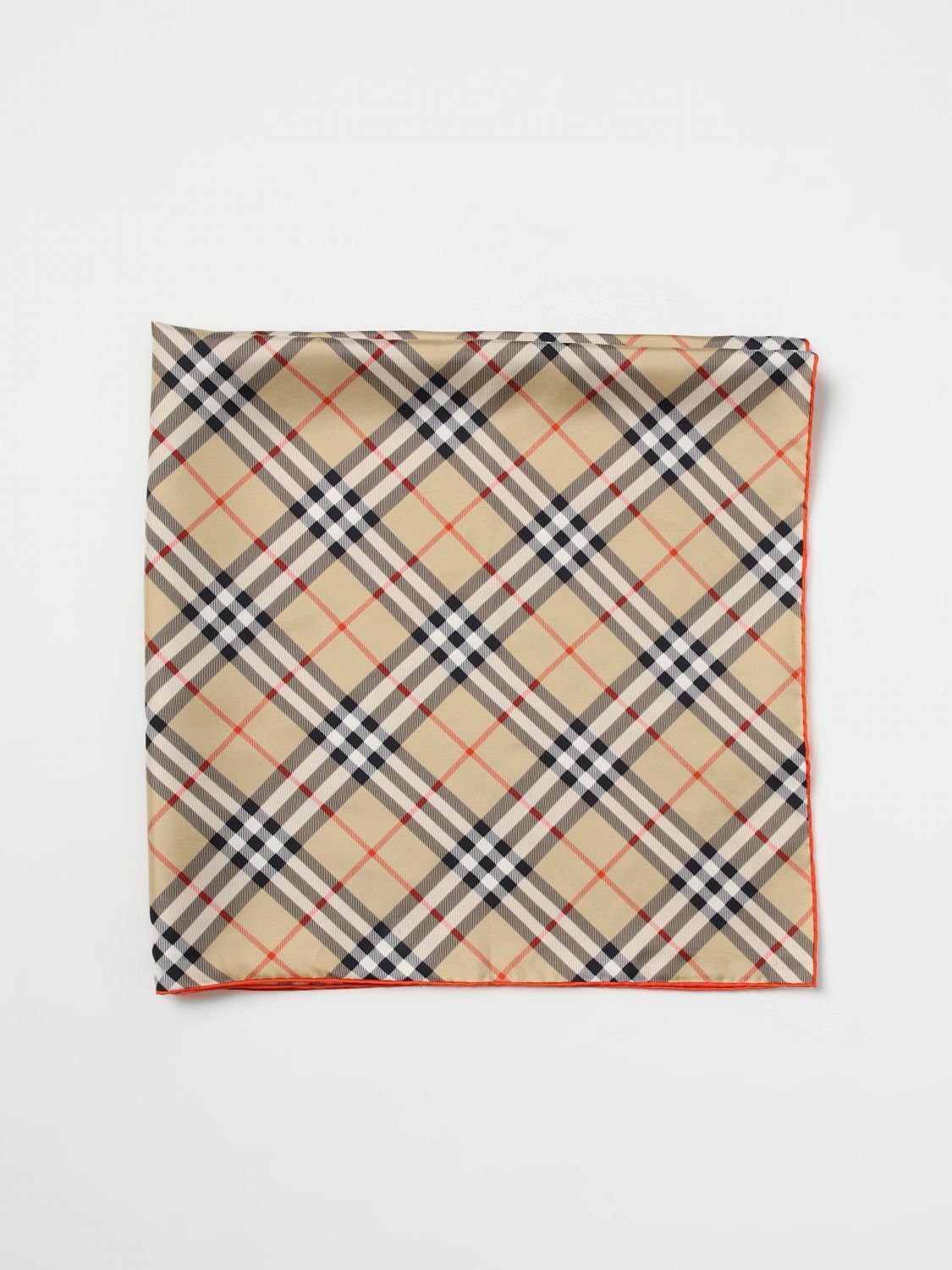 image of Burberry Neck Scarf Woman Sand, Women's