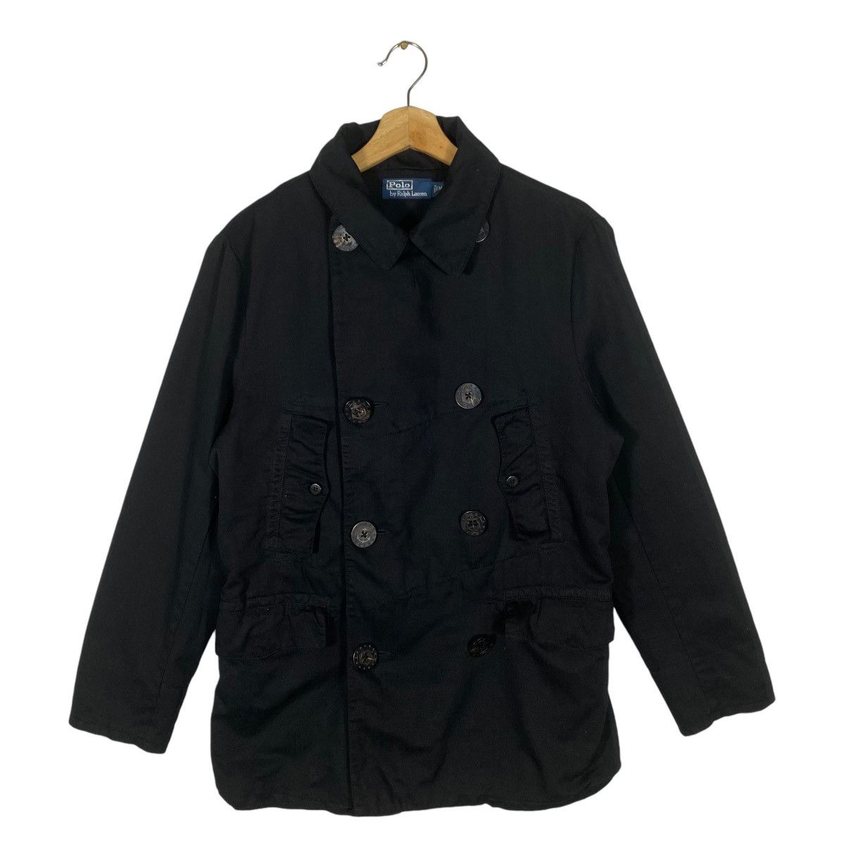 Polo Ralph Lauren × RRL Ralph Lauren × Vintage Vintage Polo Ralph Lauren Military Jacket M Size Black Size US M / EU 48-50 / 2 - 1 Thumbnail