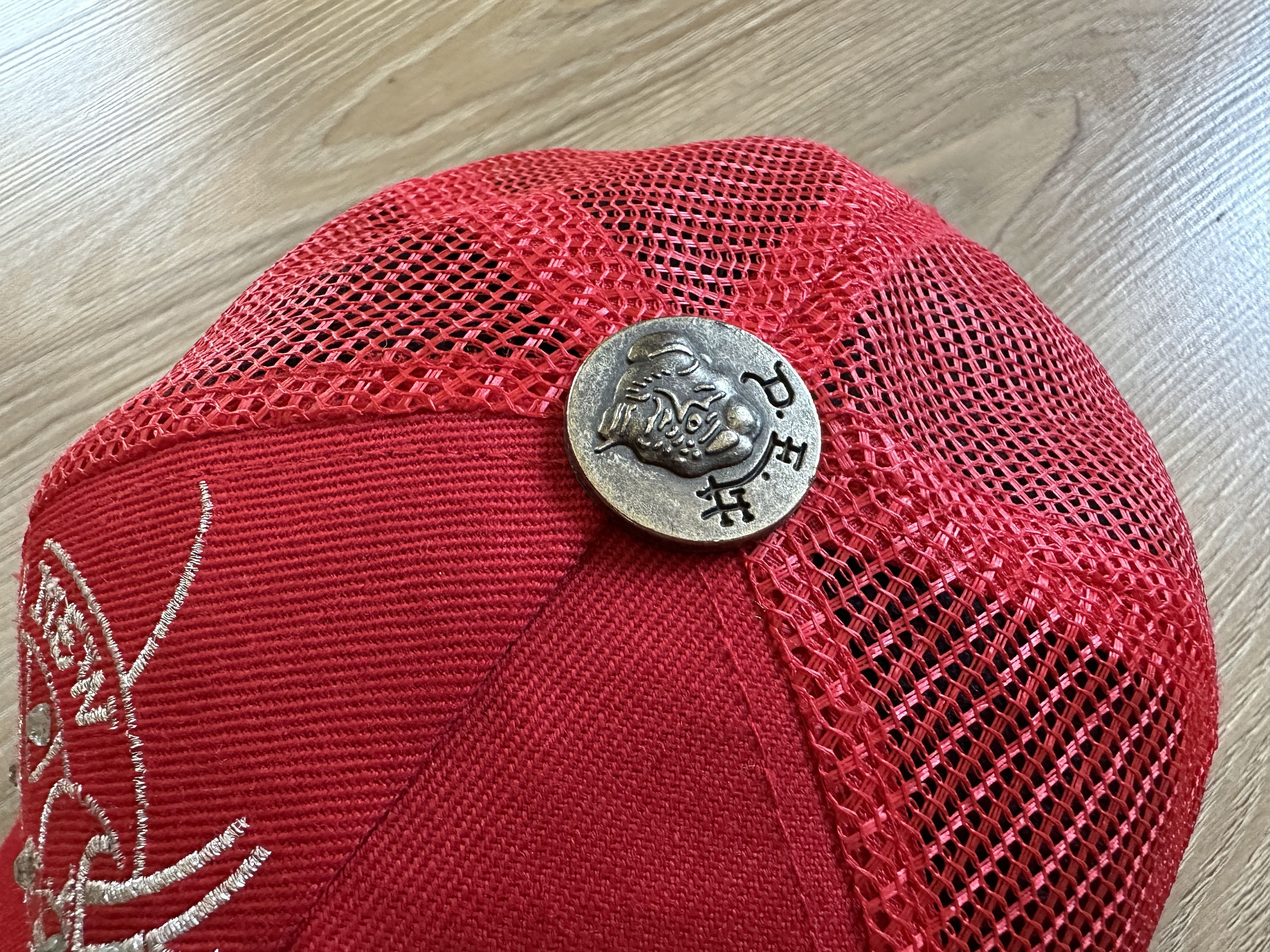 Christian Audigier × Ed Hardy × Vintage Vintage Ed Hardy Brown Cap Trucker Size ONE SIZE - 6 Thumbnail