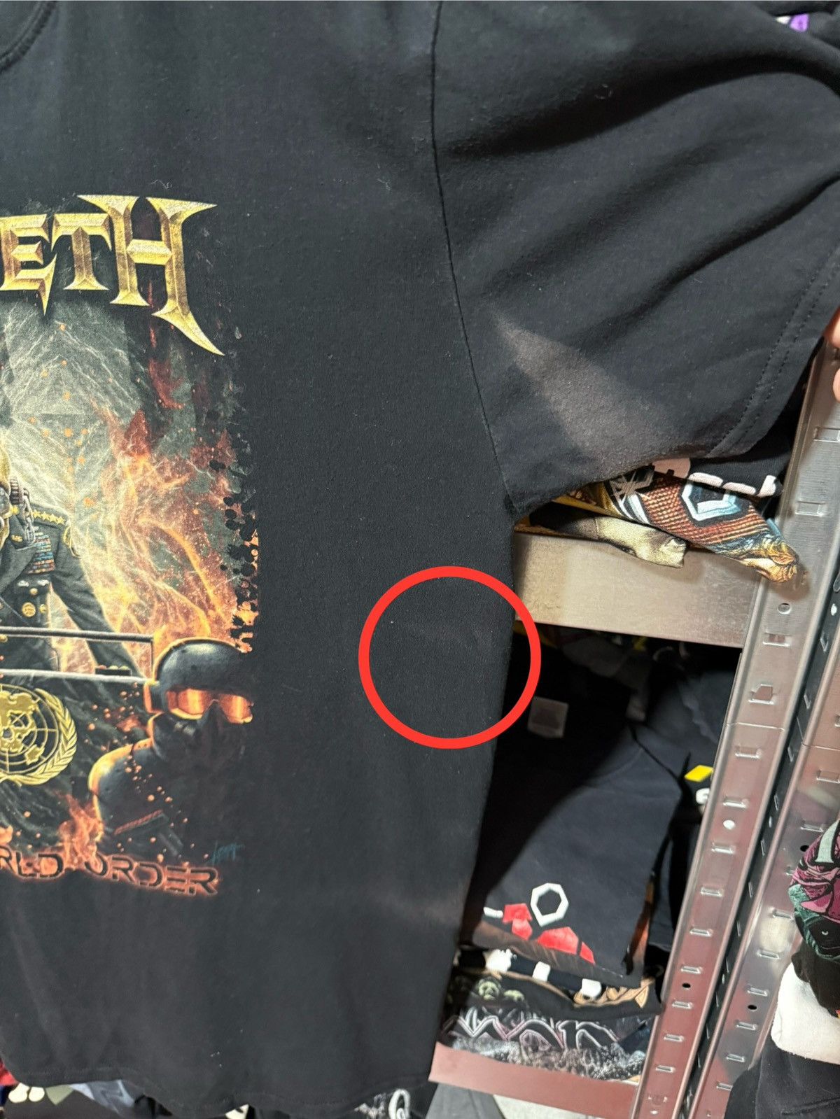 Band Tees Rare Vintage Megadeth New World Order Tour T-Shirt Y2K Hype Size US XL / EU 56 / 4 - 7 Thumbnail