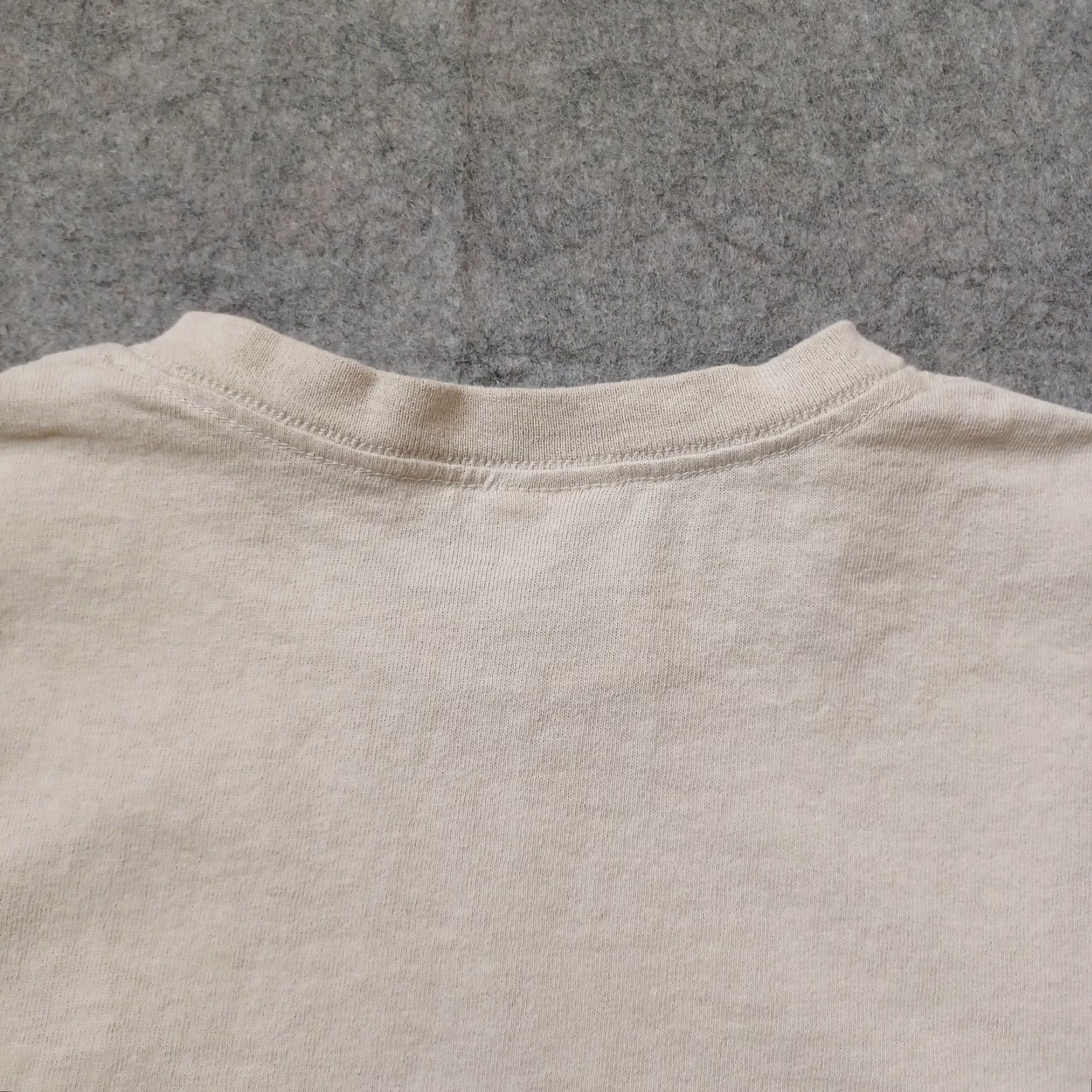 Delta Delta Pro Weight T-Shirt Men XL Beige Short Sleeve Crew Neck Logo Graphic Shirt Size US XL / EU 56 / 4 - 3 Thumbnail