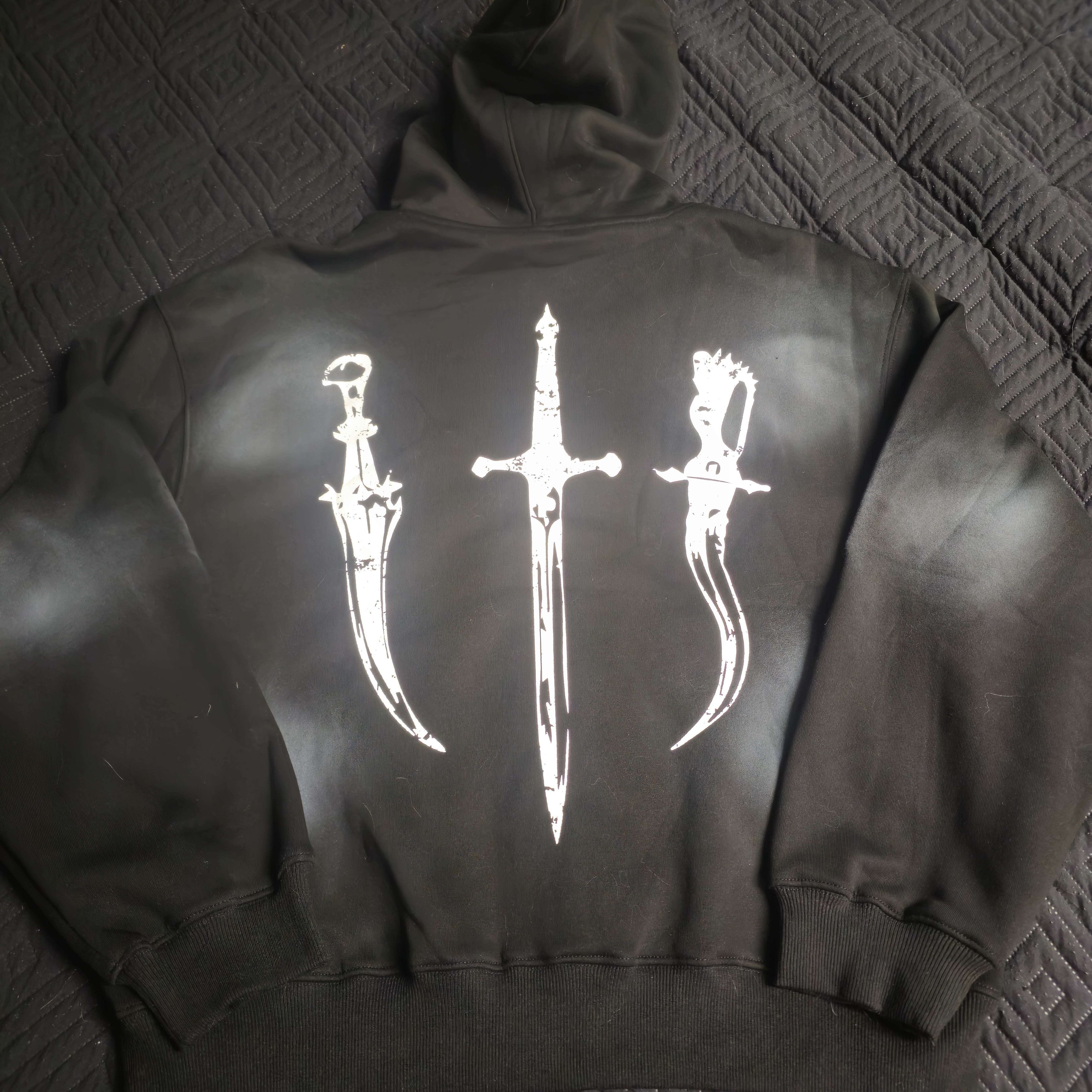 Other Fur-Trim Anime Gothic Zip Hoodie Size US L / EU 52-54 / 3 - 5 Thumbnail