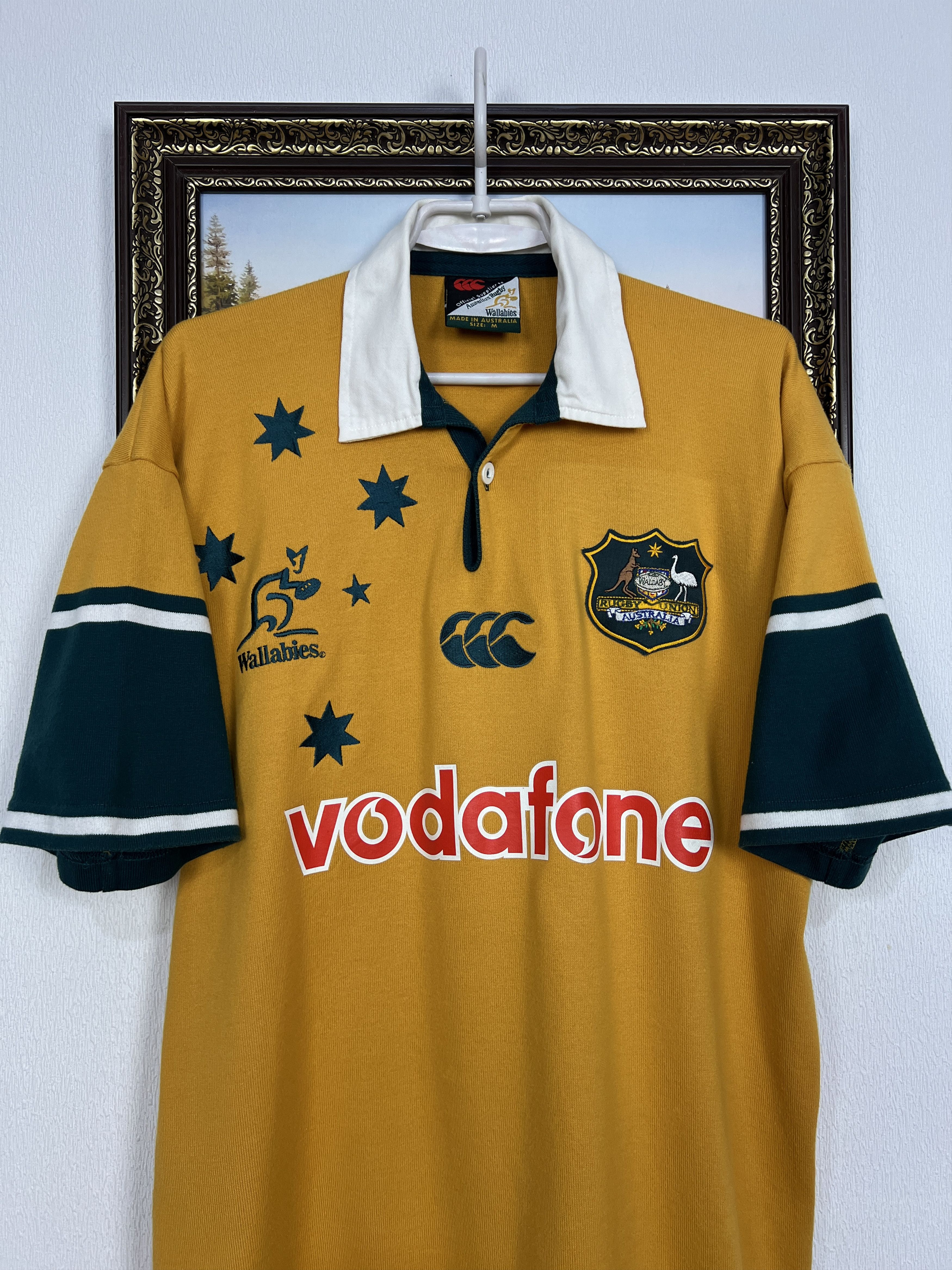 Canterbury of New Zealand Vintage Canterbury Australia Rugby Union Jersey Trikot Shirt Size US M / EU 48-50 / 2 - 2 Thumbnail