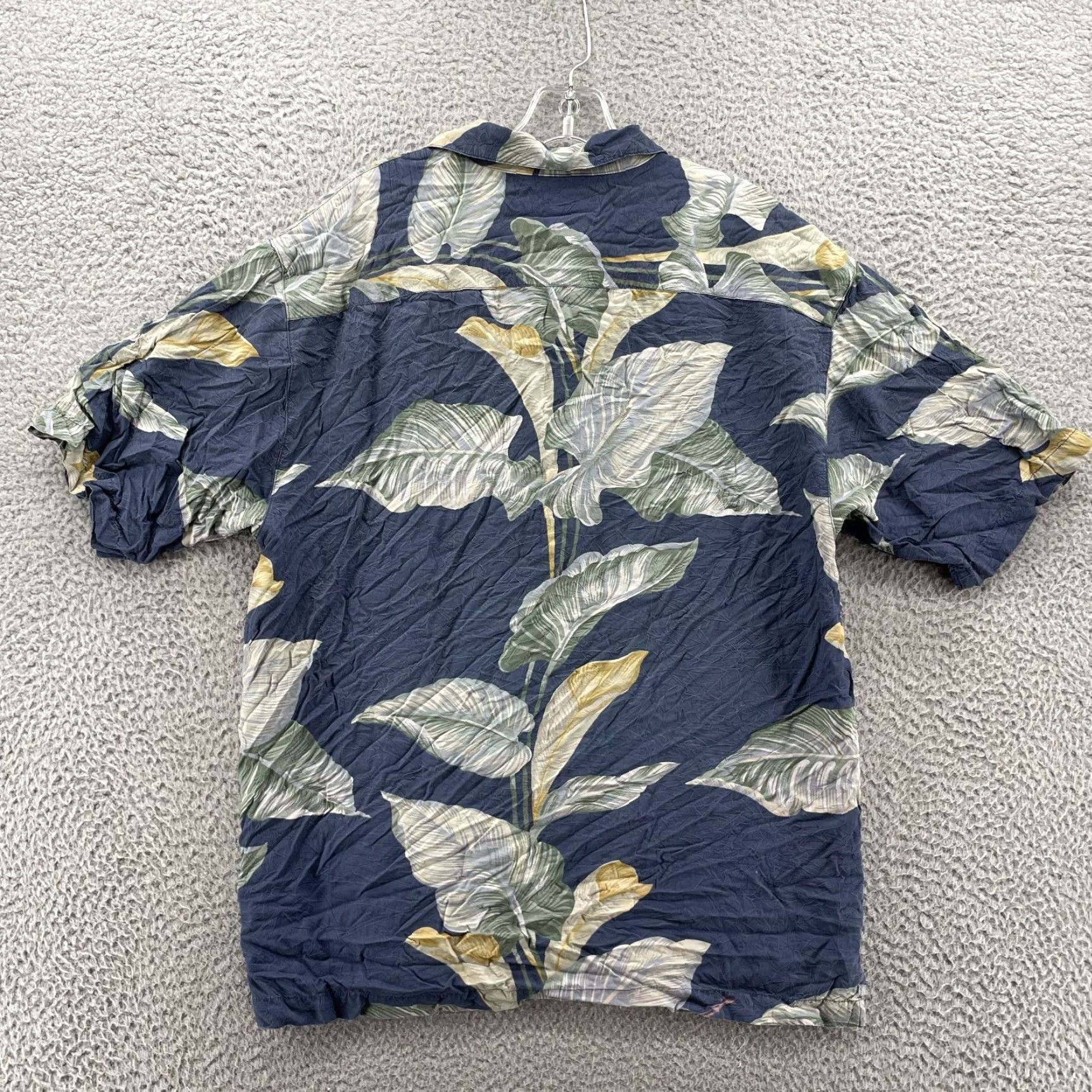 Tommy Bahama VTG Tommy Bahama Shirt Men Med Palm Print Relaxed Casual Travel Resort Beach 90s Shirt M Blue Size US M / EU 48-50 / 2 - 4 Thumbnail