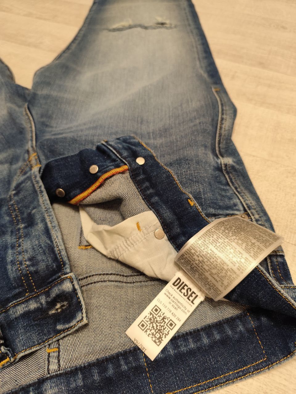 Diesel Diesel 2020 D-VICER-R A12236R9C87 SIZE EU W29/L32 Size US 29 - 6 Thumbnail