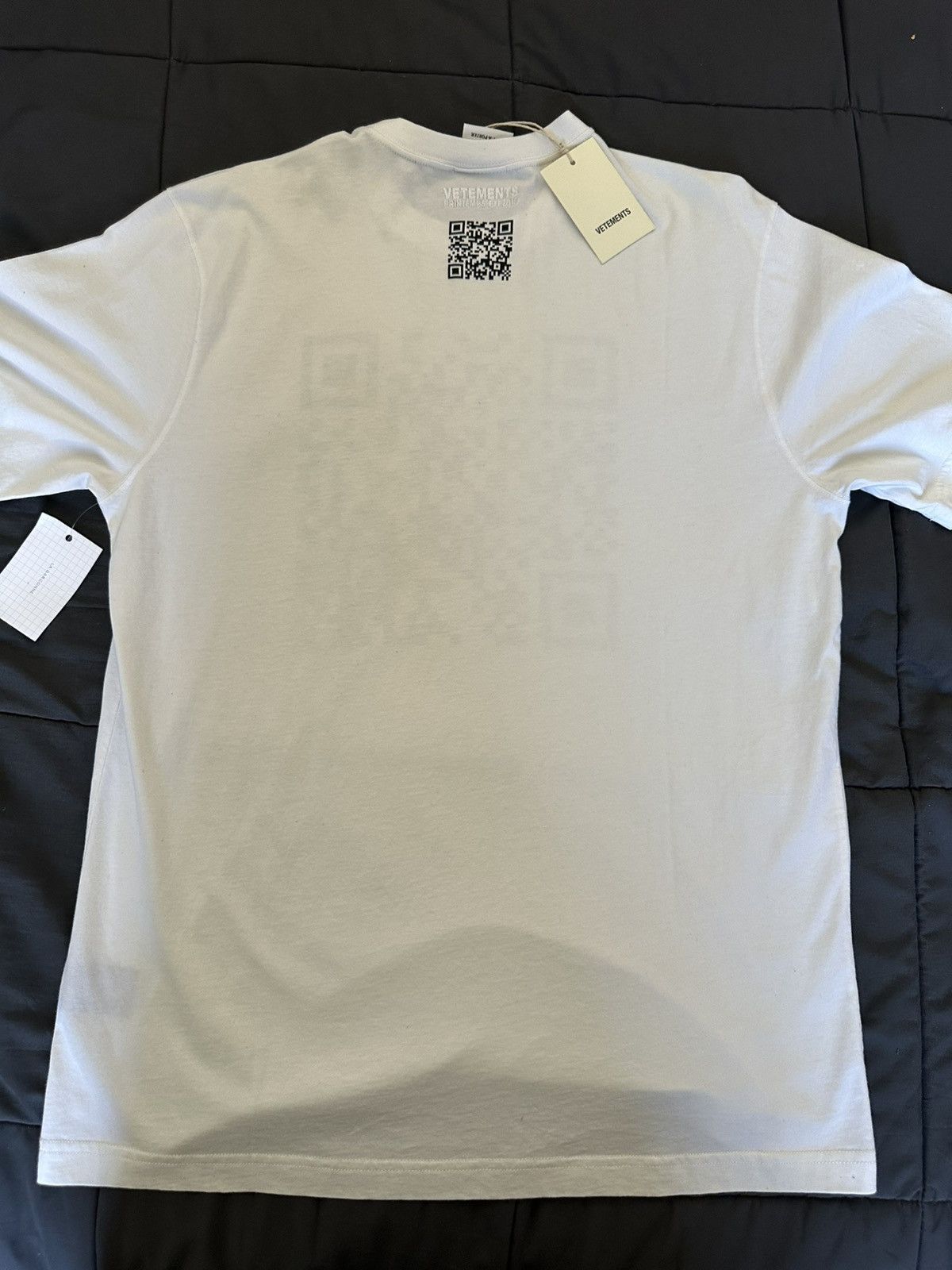 Vetements Vetements QR Code Tee Size US M / EU 48-50 / 2 - 3 Thumbnail