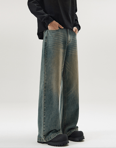 Japanese Brand American loose oversize distressed straight baggy jeans Size US 32 / EU 48 - 4 Thumbnail