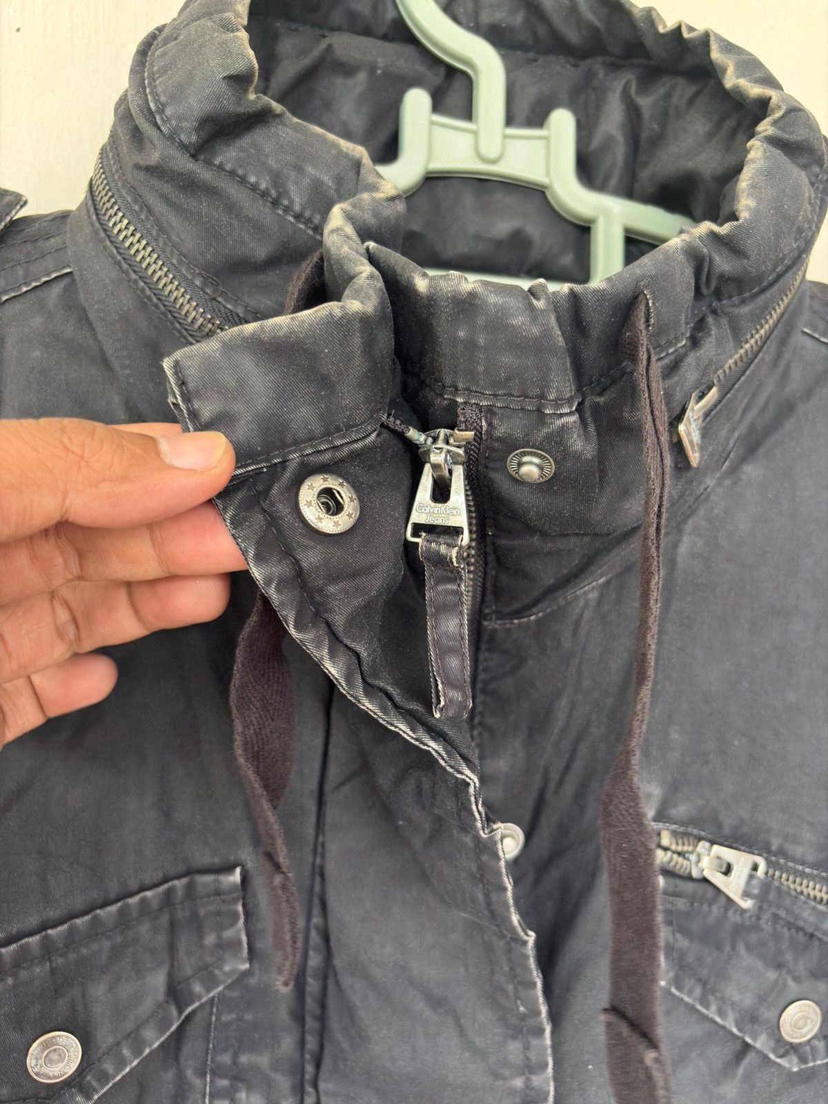 Calvin Klein Vtg Calvin Klein Jeans Parka Jacket 4 Pocket Design Size US M / EU 48-50 / 2 - 12 Thumbnail
