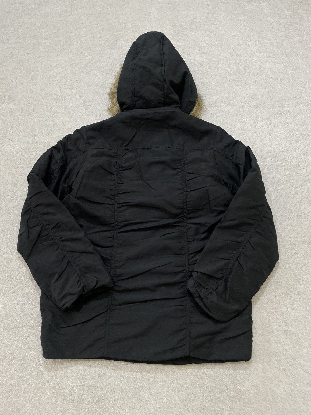 Japanese Brand 00s Rock Richey Heavy Fur Hooded Parka Jacket Military Y2K Size US M / EU 48-50 / 2 - 8 Thumbnail