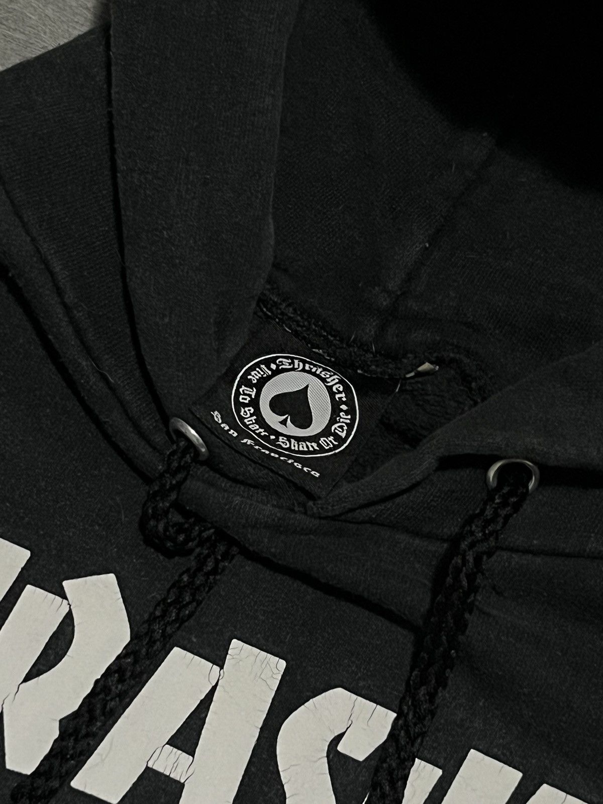 Thrasher × Vintage Vtg Trasher Black Hoodie Size US L / EU 52-54 / 3 - 5 Thumbnail