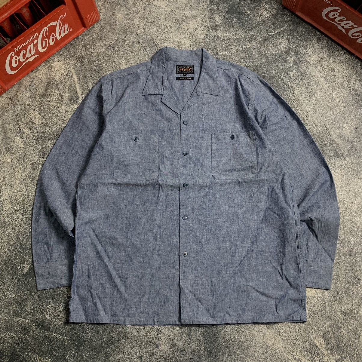 Beams Japan Beams Self edge Button Up shirts Size US XL / EU 56 / 4 - 1 Thumbnail
