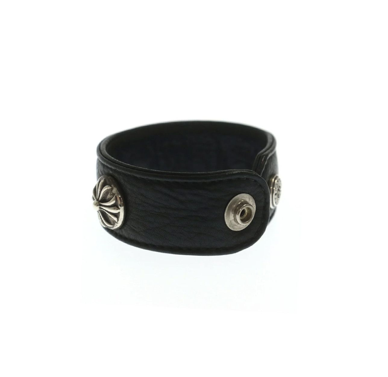 Chrome Hearts CHROME HEARTS CROSS BALL LEATHER BRACELET Size ONE SIZE - 4 Thumbnail