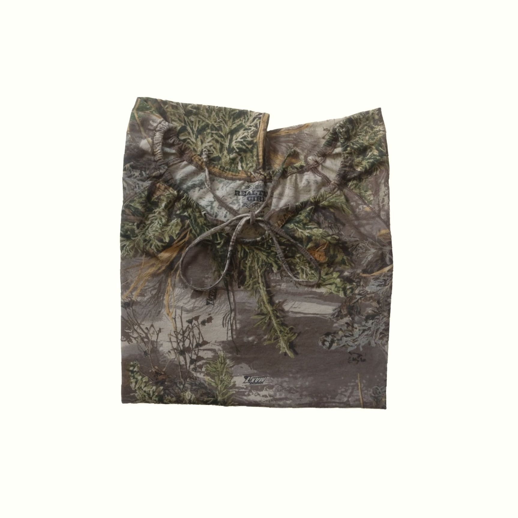 Realtree VINTAGE REALTREE OUTDOOR GIRL VTG Y2K RETRO TIE LACE CAMO ALL OVER PRINT CUTE TOP HUNTING SZ L WOMEN T-SHIRT Size L / US 10 / IT 46 - 2 Thumbnail