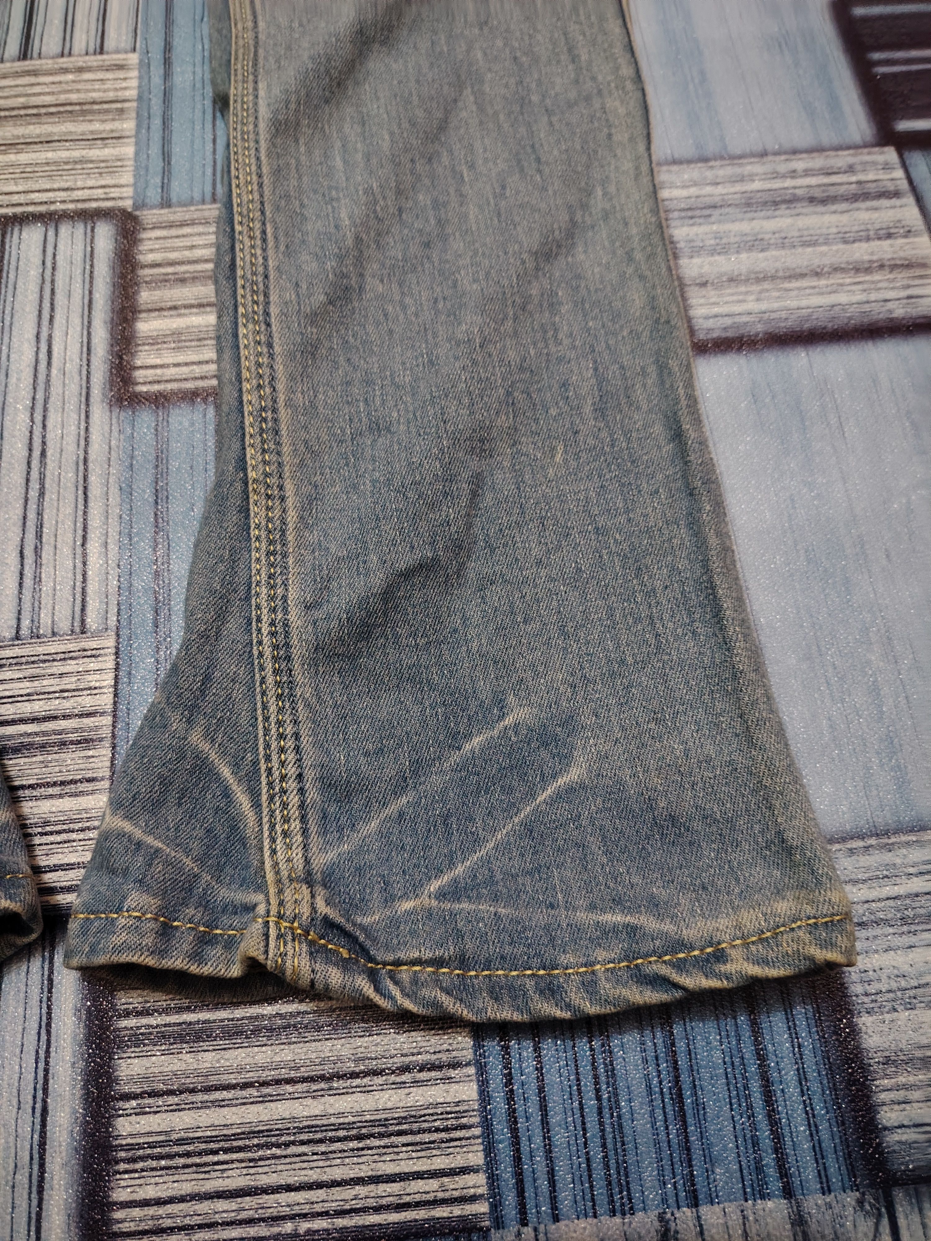 If Six Was Nine Japanese Nicole Club for men Distressed denim Flared Jeans Size US 30 / EU 46 - 14 Thumbnail