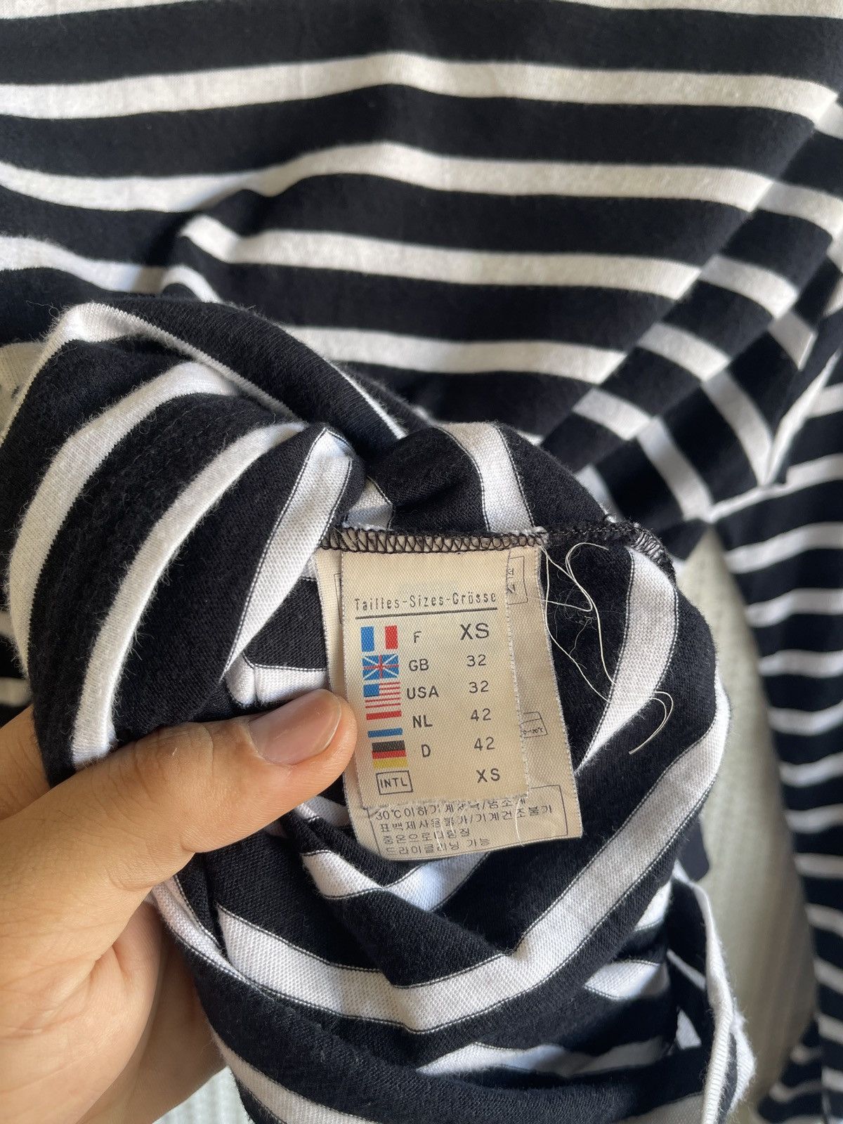 Saint James VINTAGE 90s🔥SAINTS JAMES🔥Striped Sailor Boat Neck Longsleeve Size US XS / EU 42 / 0 - 8 Thumbnail