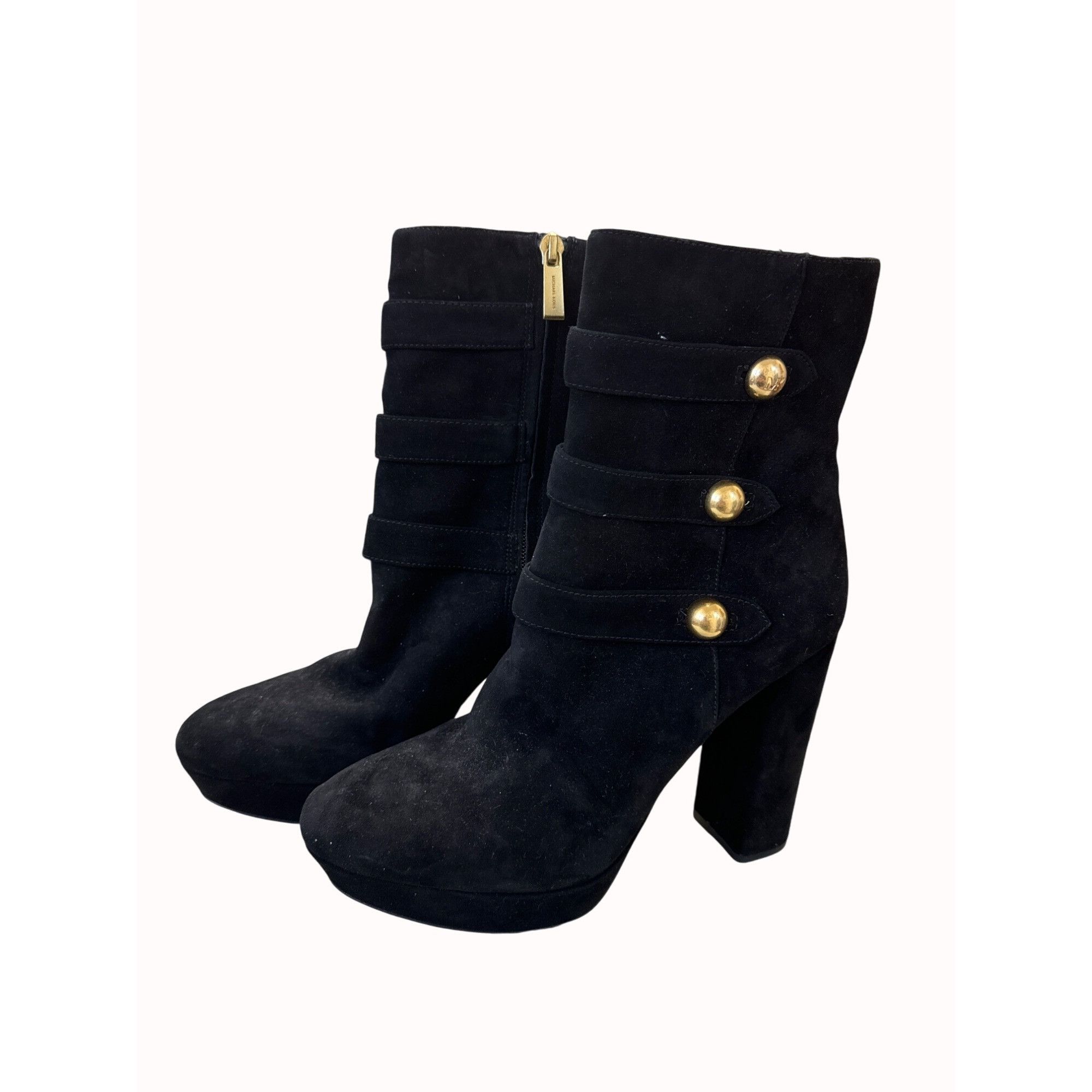 Michael Kors Michael Kors women’s black leather mid calf boots size 8.5m Size US 8.5 / IT 38.5 - 6 Thumbnail