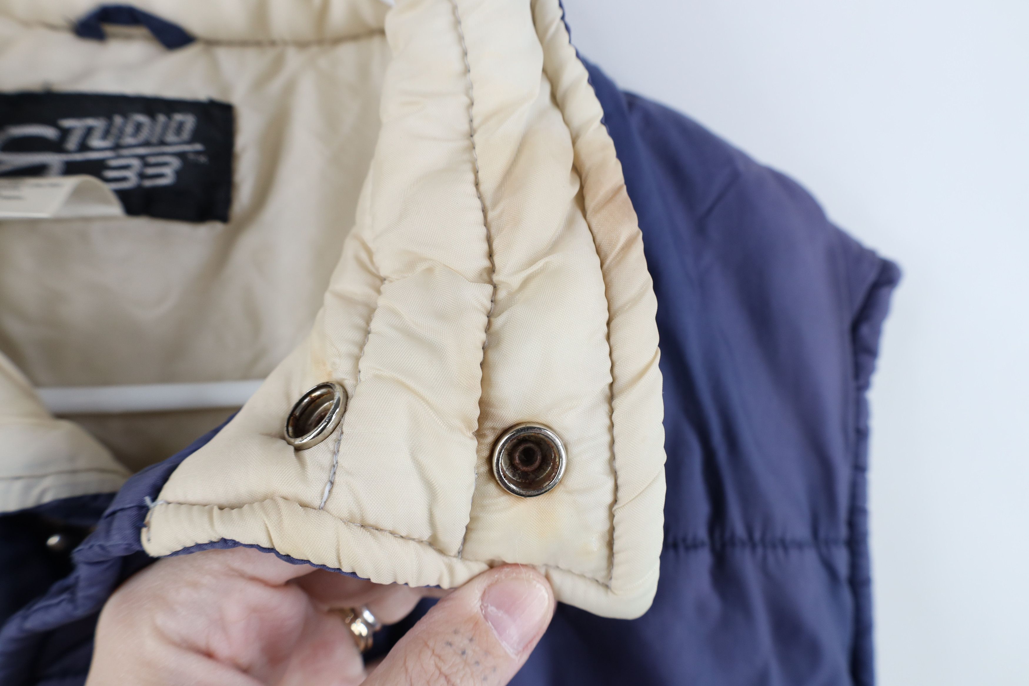 Vintage Vintage 80s 90s Streetwear Puffer Vest Jacket Blue Size US M / EU 48-50 / 2 - 5 Thumbnail
