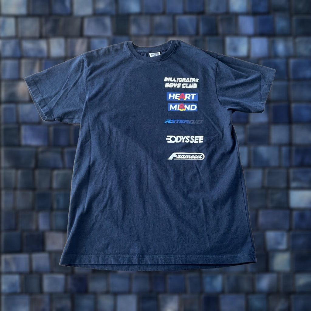 Billionaire Boys Club BBC Ice Cream Galaxy Racing Navy Blue Crewneck Shirt L Mens Short Sleeve 90s Streetwear Car City Vintage: No Size US L / EU 52-54 / 3 - 1 Thumbnail