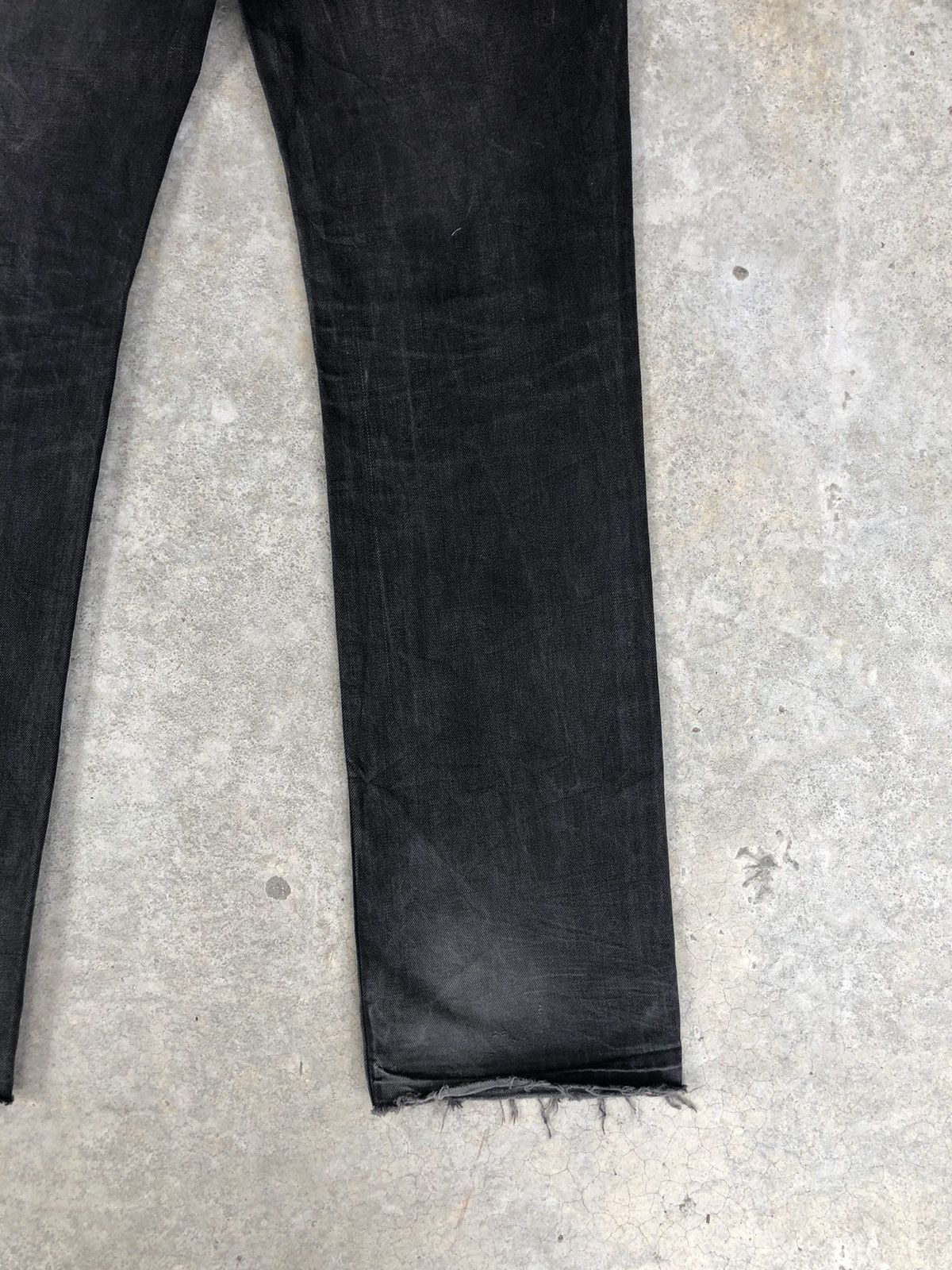 Japanese Brand Japanese Herritage Double Waist White Stitch Distressed Size US 32 / EU 48 - 12 Thumbnail