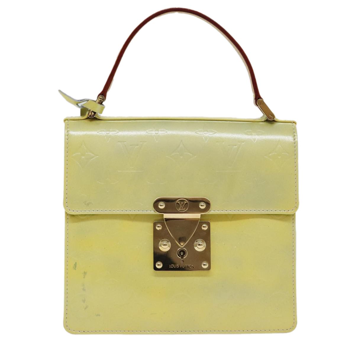 Louis Vuitton Spring Street Yellow Patent Leather Handbag (Pre-Owned) Size ONE SIZE - 1 Thumbnail